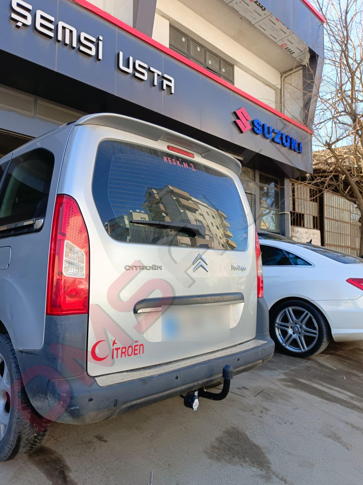 Rimorchi-Citroen Berlingo 2008 Sonrası  Çeki Demiri Kısa Şasi