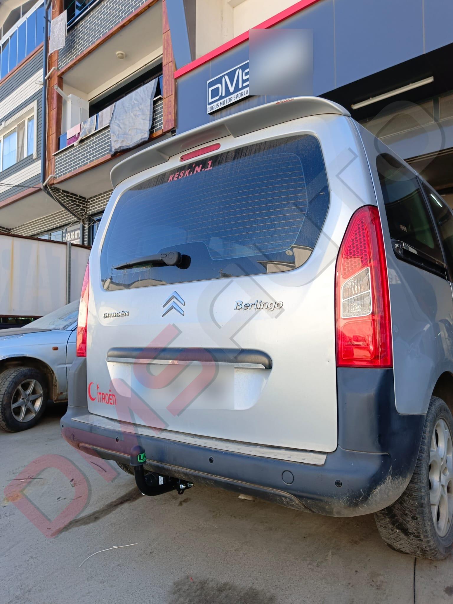 Rimorchi-Citroen Berlingo 2008 Sonrası  Çeki Demiri Kısa Şasi