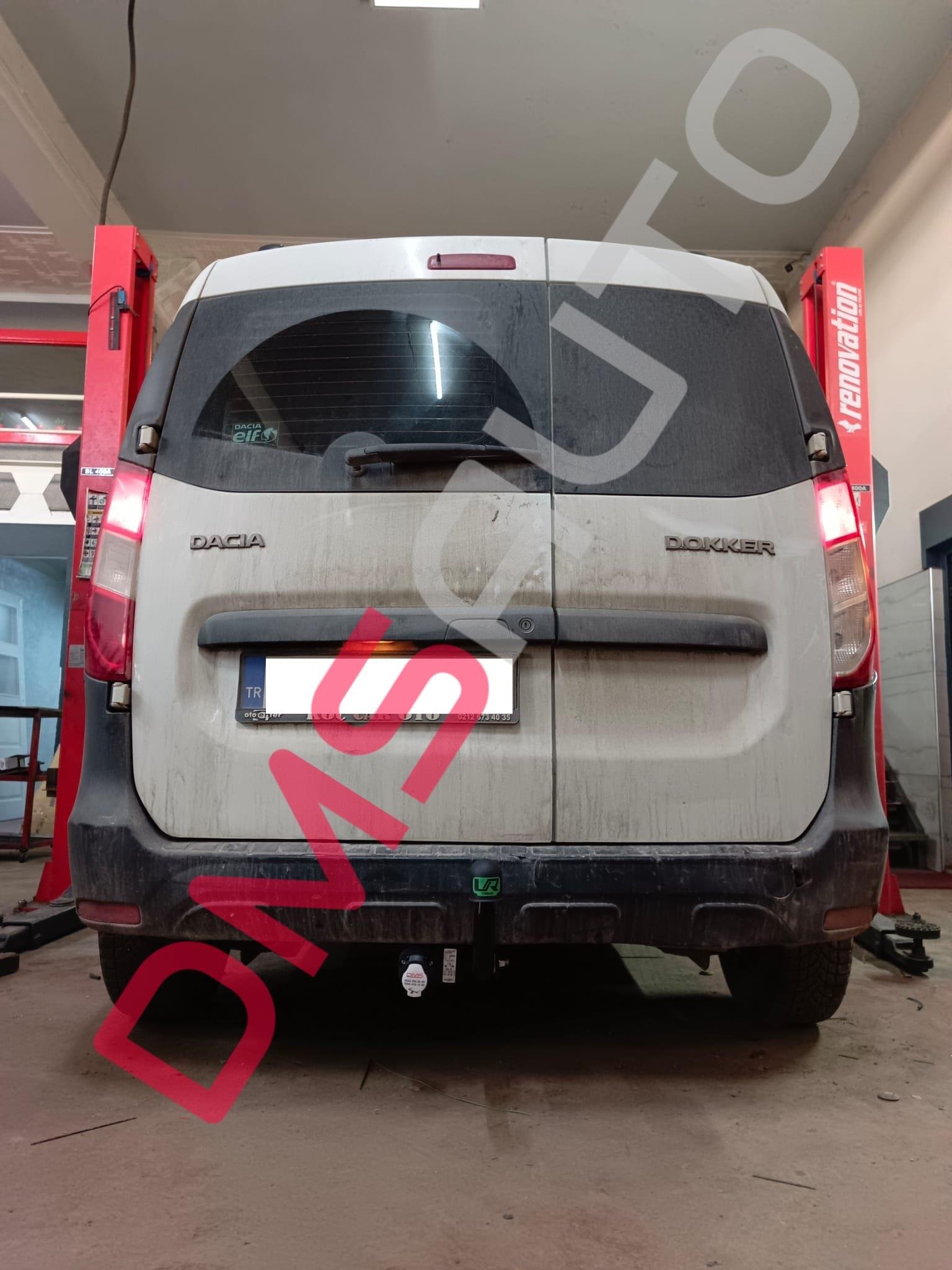 RİMORCHİ-Dacia Dokker 2012 Sonrası Çeki Demiri