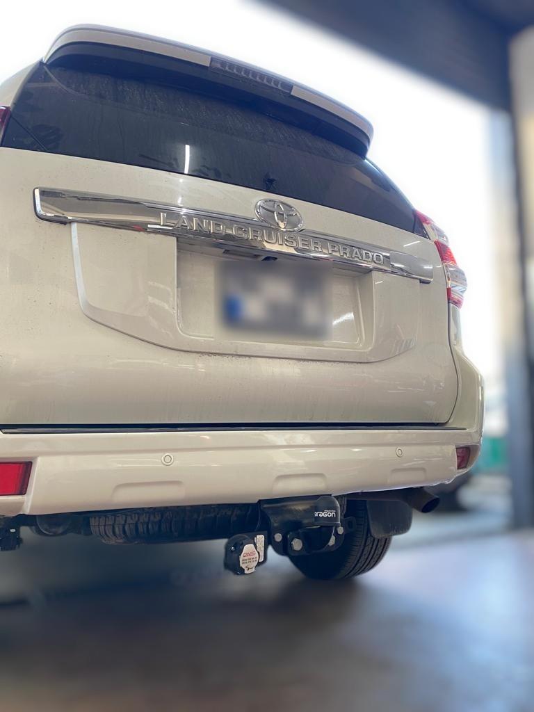 Toyota Land Cruiser 2009 Sonrası Çeki Demiri   (J150 Kasa)  Flanşlı