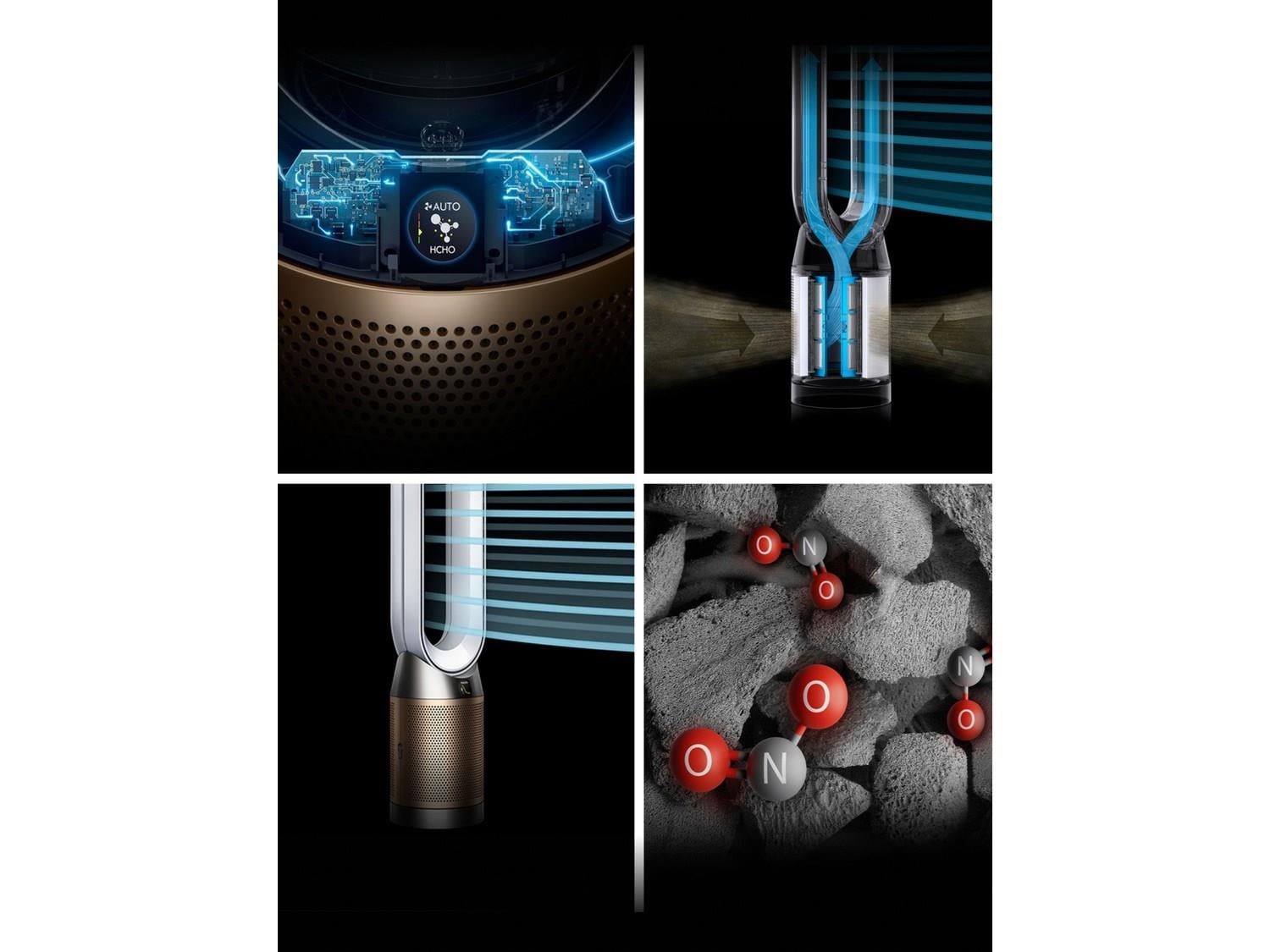  Dyson Dyson DYSONPRUFIERPC2DE-NOX Distribütör  Dyson Purifier Cool™ Pc2 De-Nox Hava Temizleyici (Beyaz/altın)