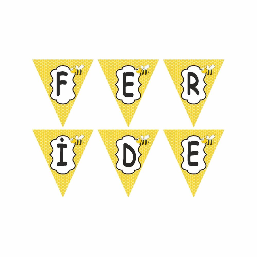 Harf Banner - 17 Cm