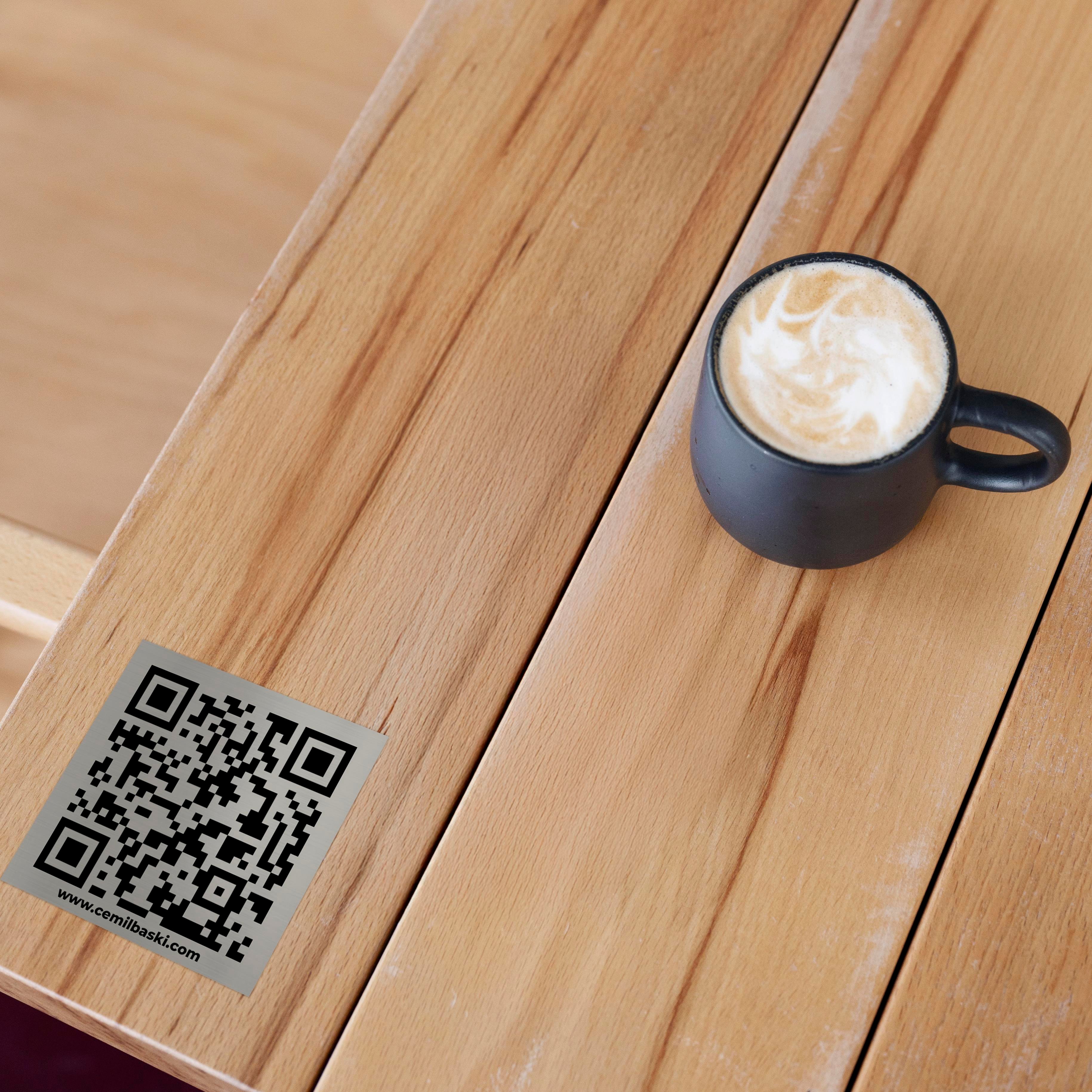 Metal QR Kod Menü 5'li