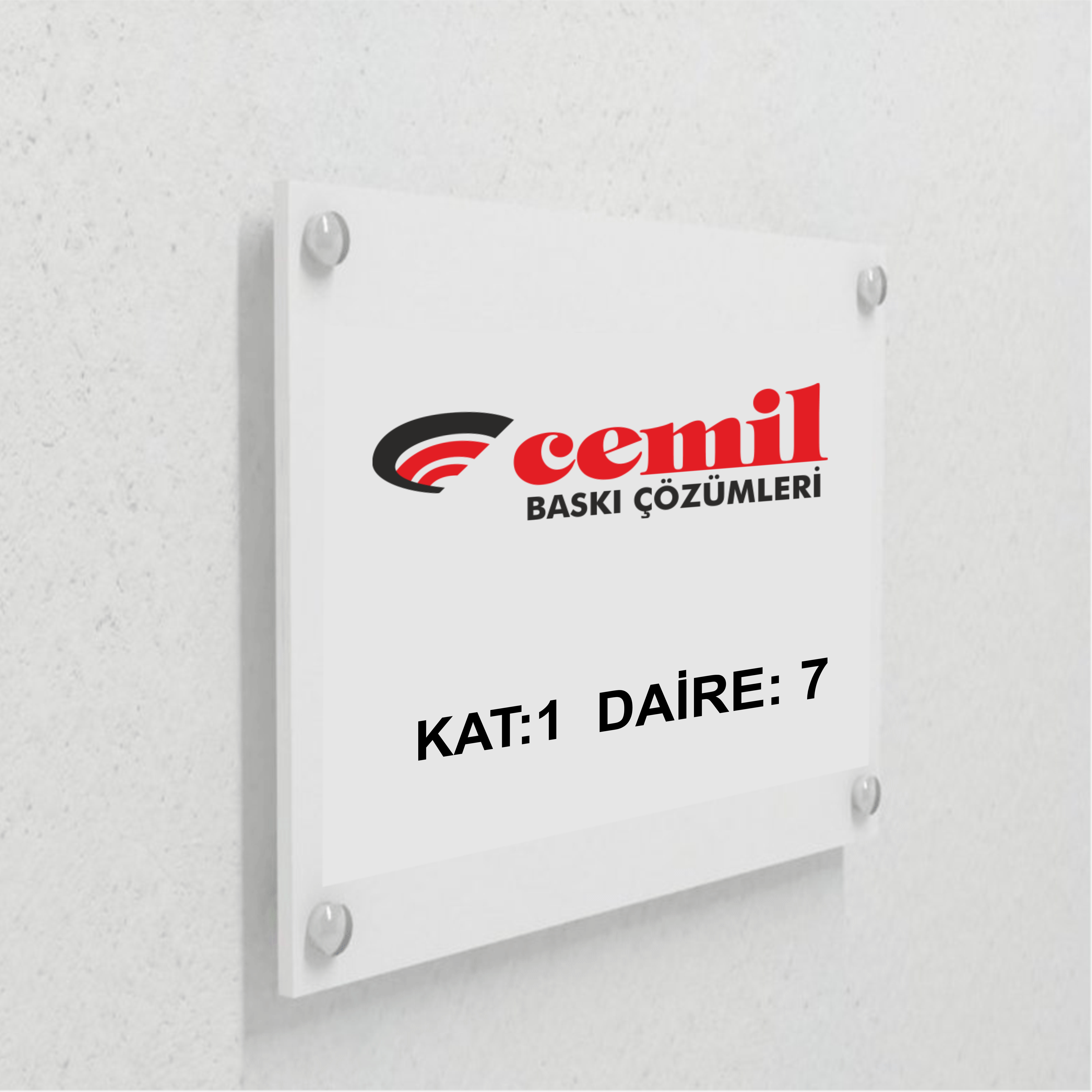 PLEKSİ TABELA VİDALI