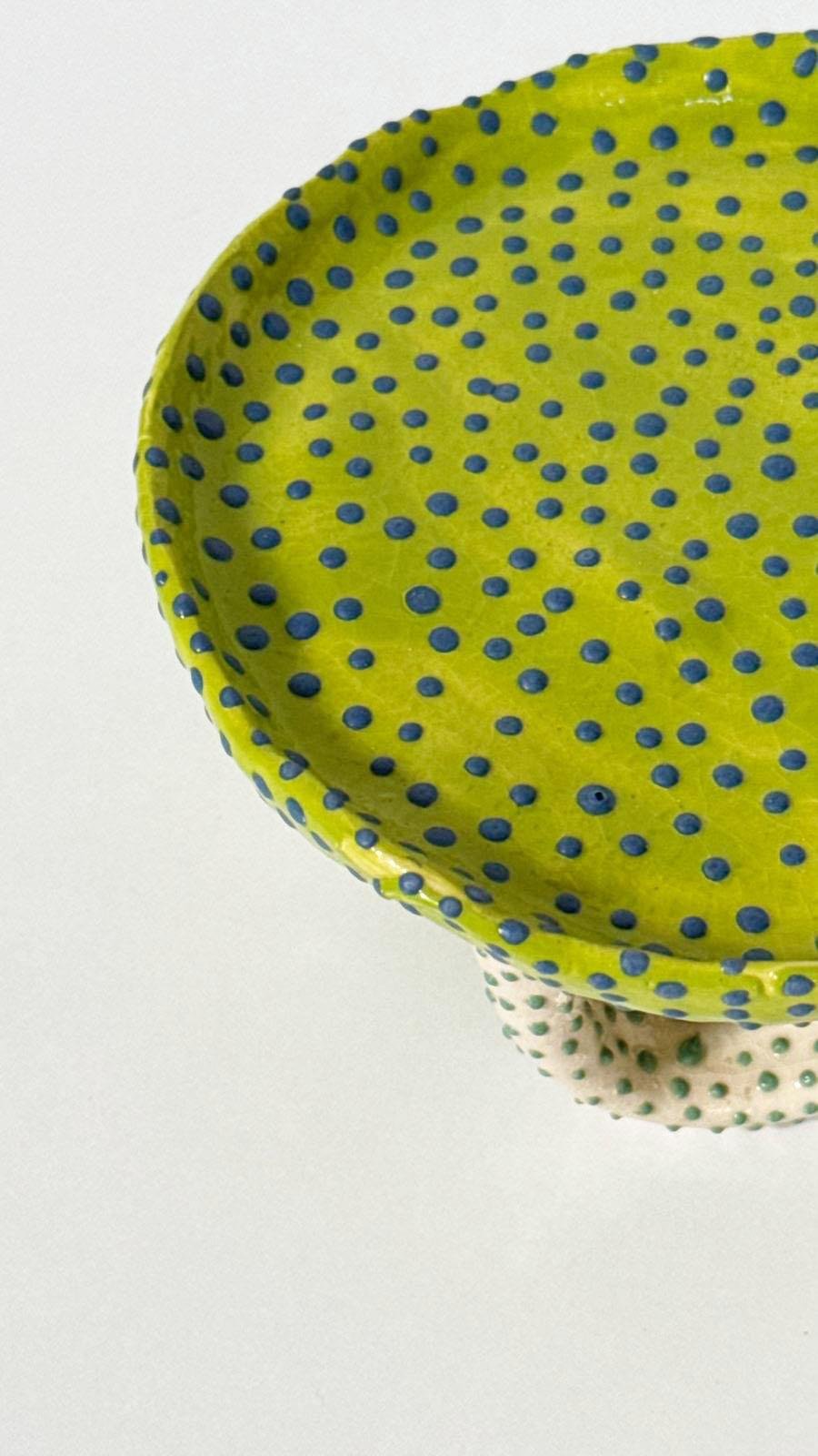 Pop-Art Mini Ayaklı Sunum Tabağı