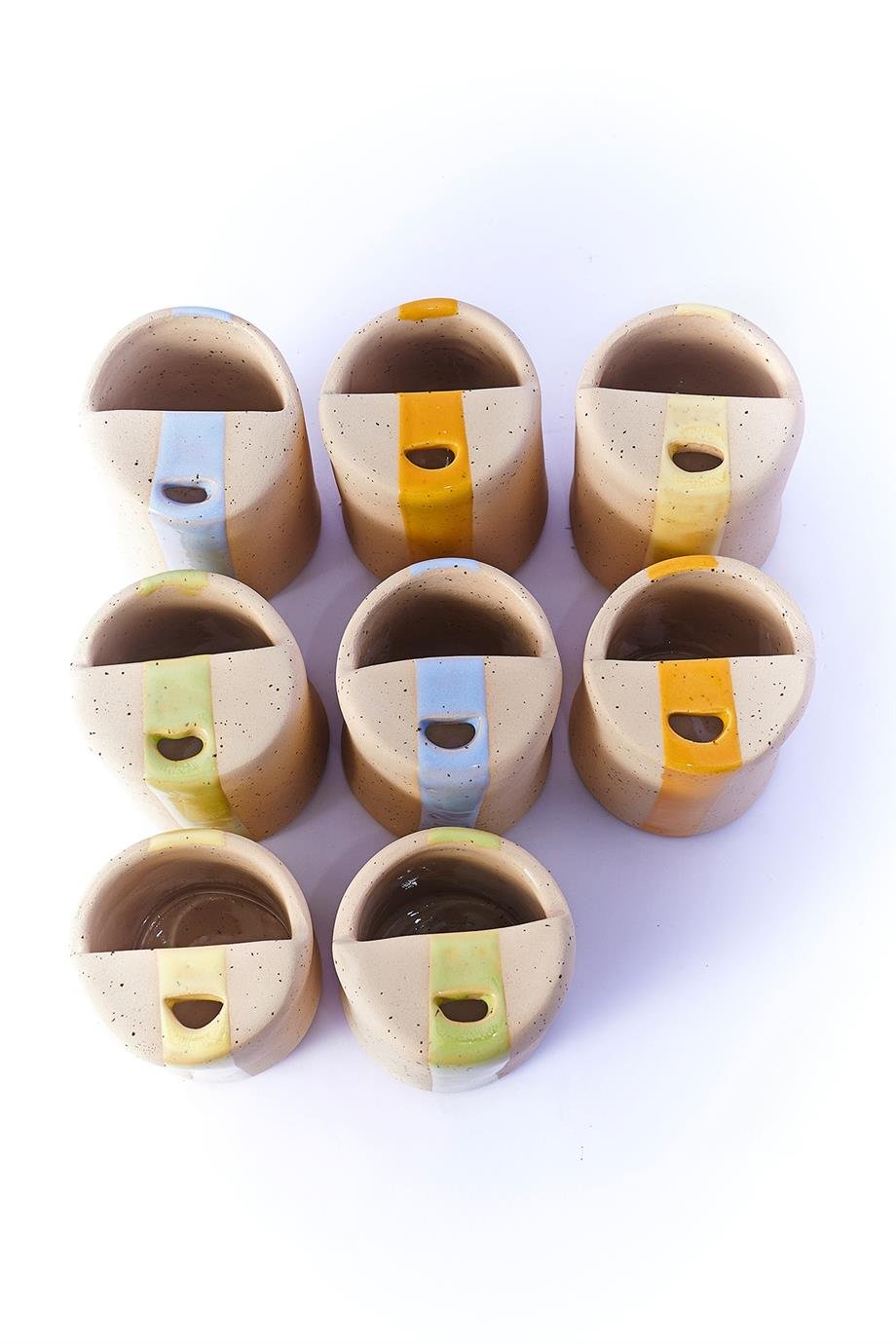 Sarı Çizgili Mug
