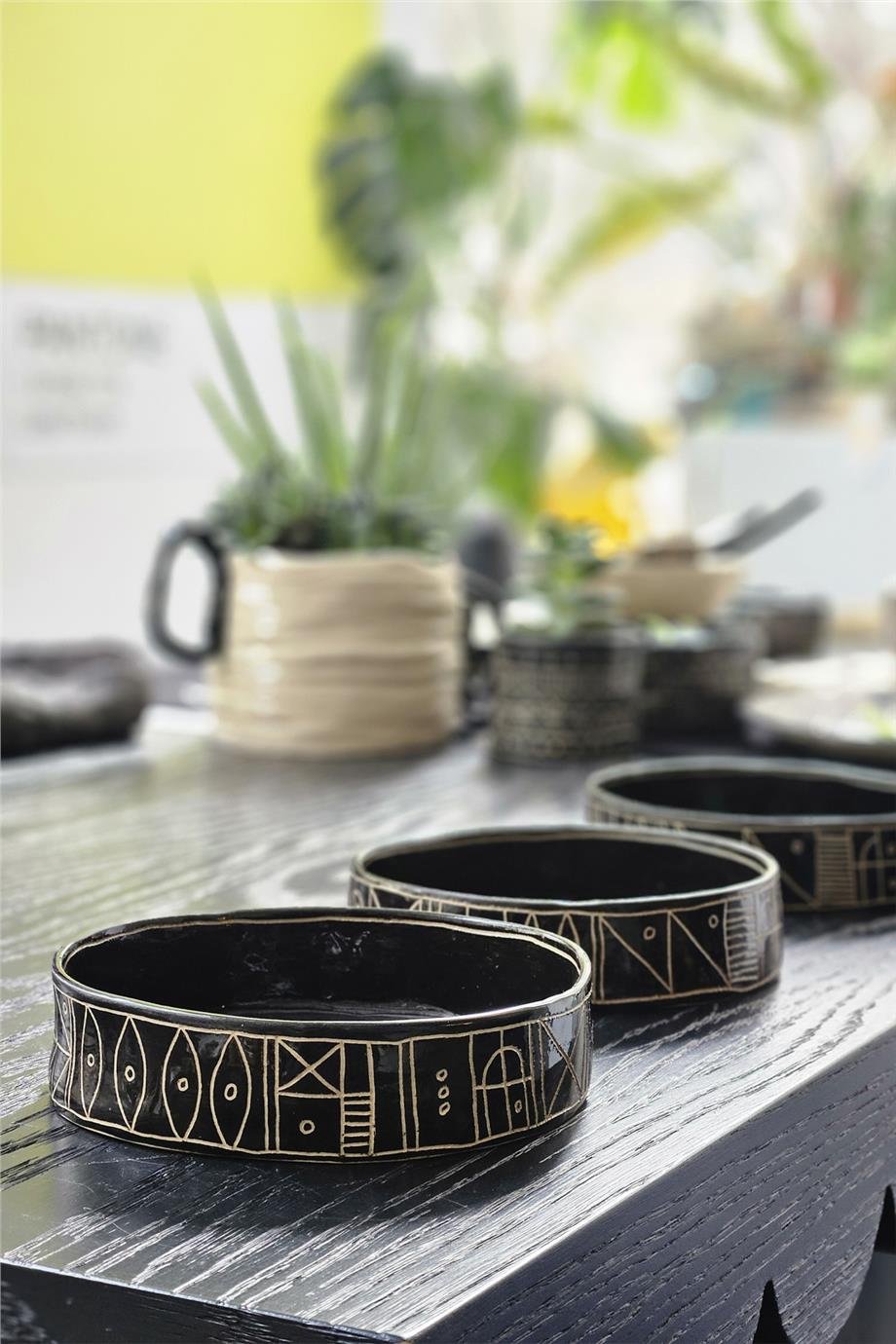 Sgraffito El Yapımı Kase