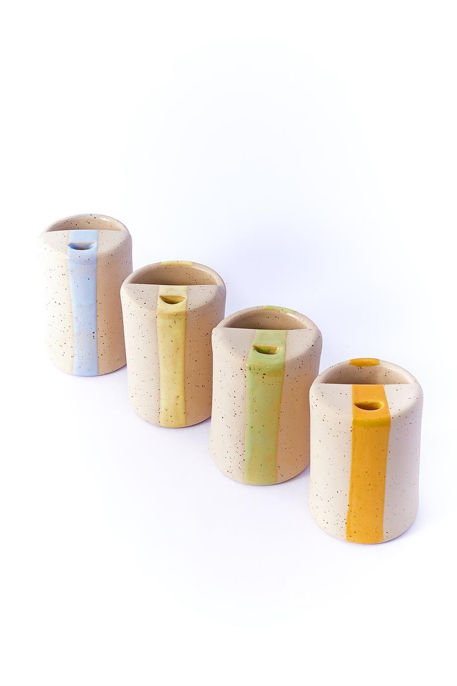 Turuncu Çizgili Mug