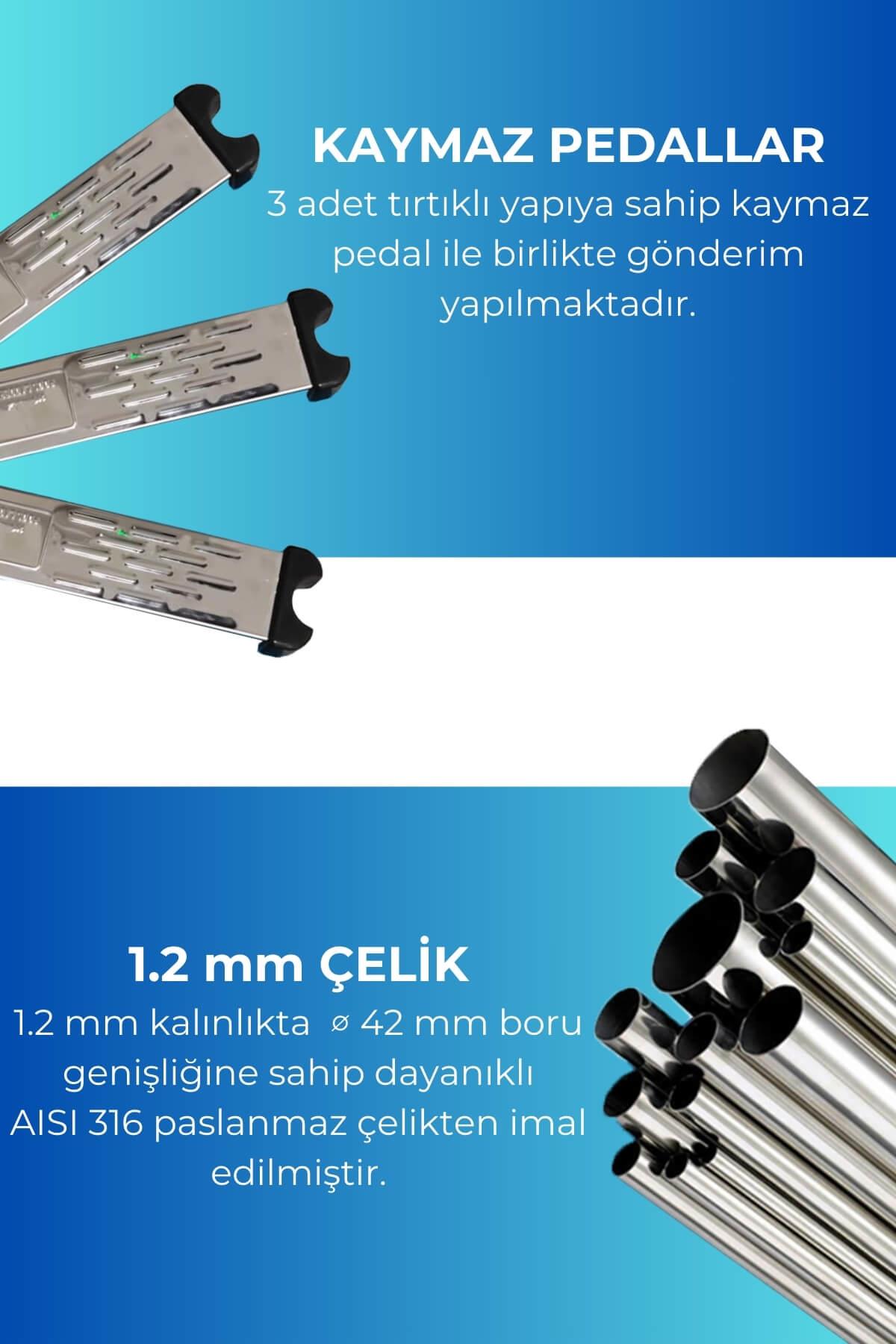 Önen Kimya AISI 316 Çelik Havuz Merdiveni