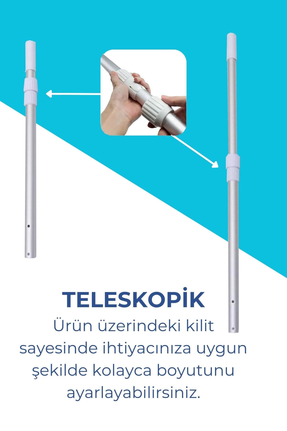 Önen Kimya Çok Amaçlı Teleskopik Havuz Temizlik Sopası