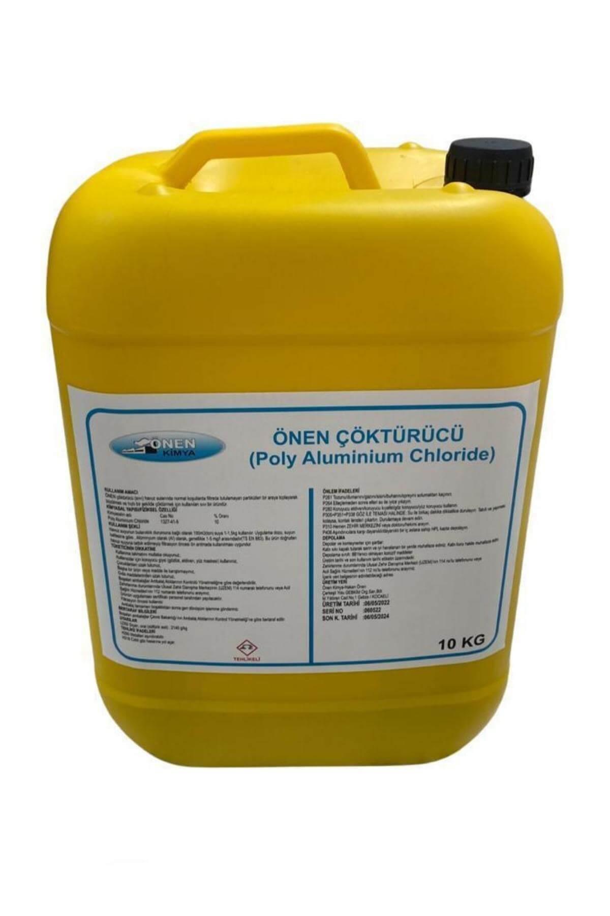 Önen Kimya Havuz Çöktürücü-Topaklayıcı 10 KG Yüksek Aktif Oranlı Sıvı Havuz Kimyasalı