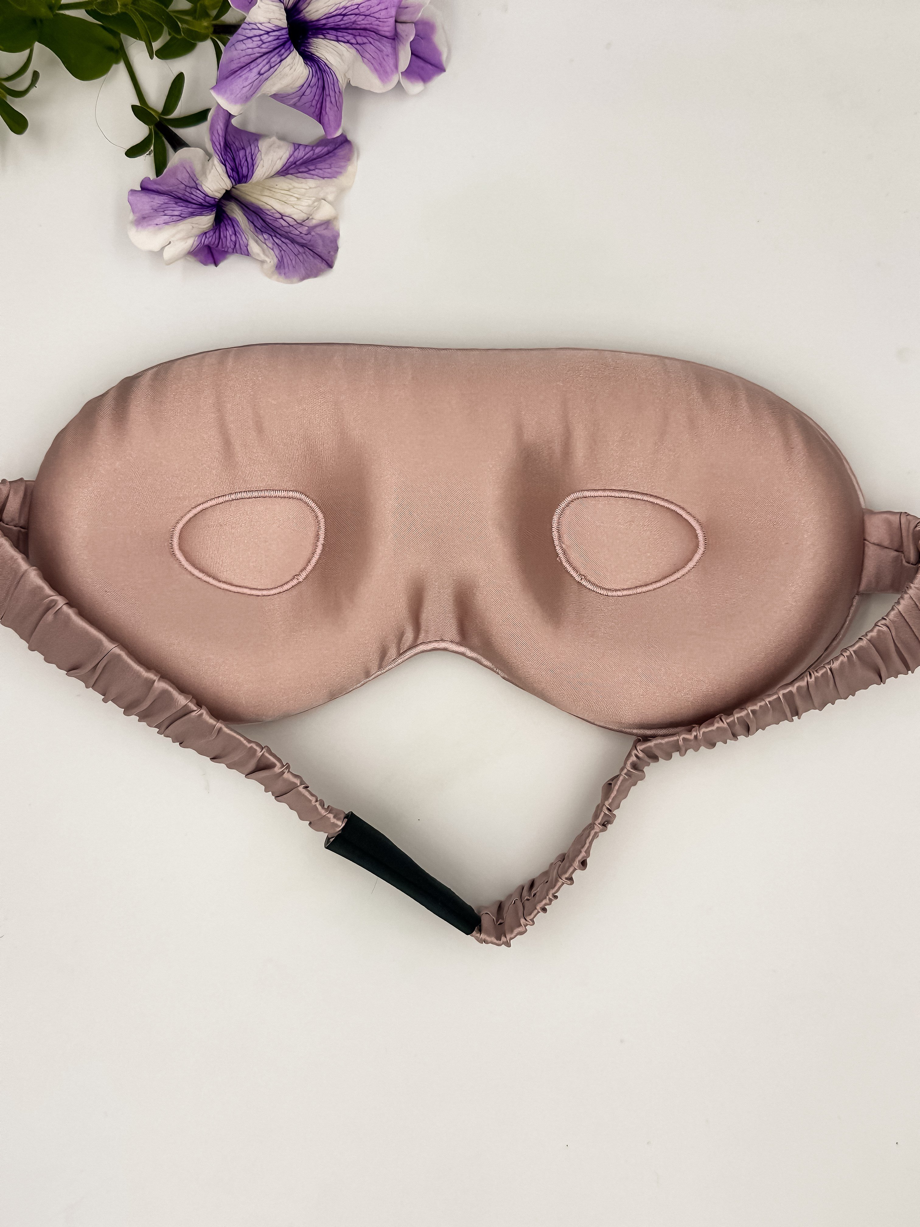  'Sleep & Glow' Üç Boyutlu Tam Karanlık Uyku Maskesi Göz Bandı (Gül Pembe)
