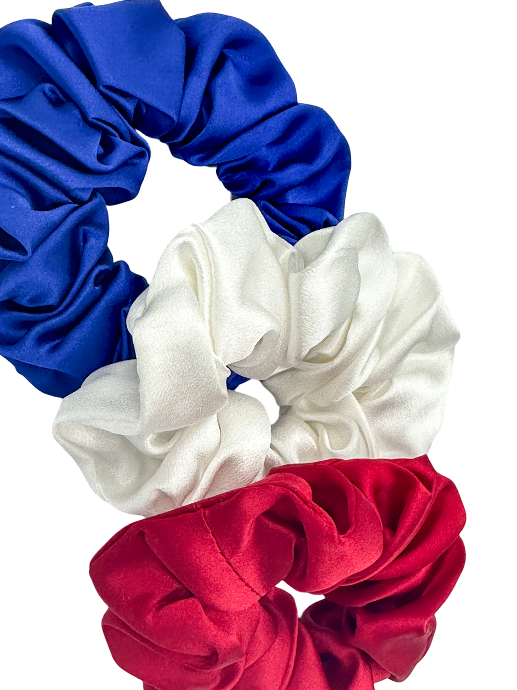 3'lü Orta Boy Saf İpek Saç Tokası Seti 