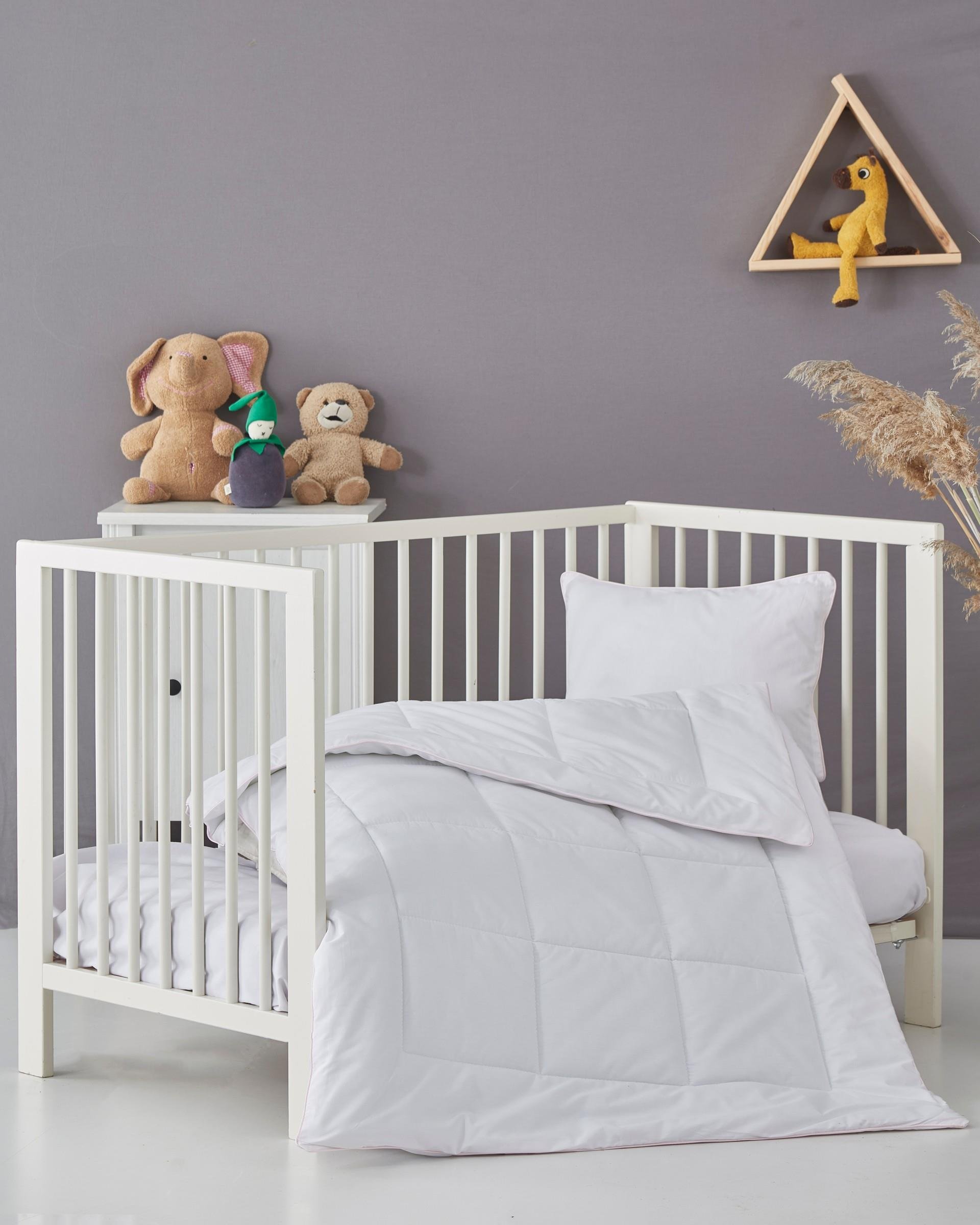4-Mevsim İpek Dolgulu Bebek Yorganı