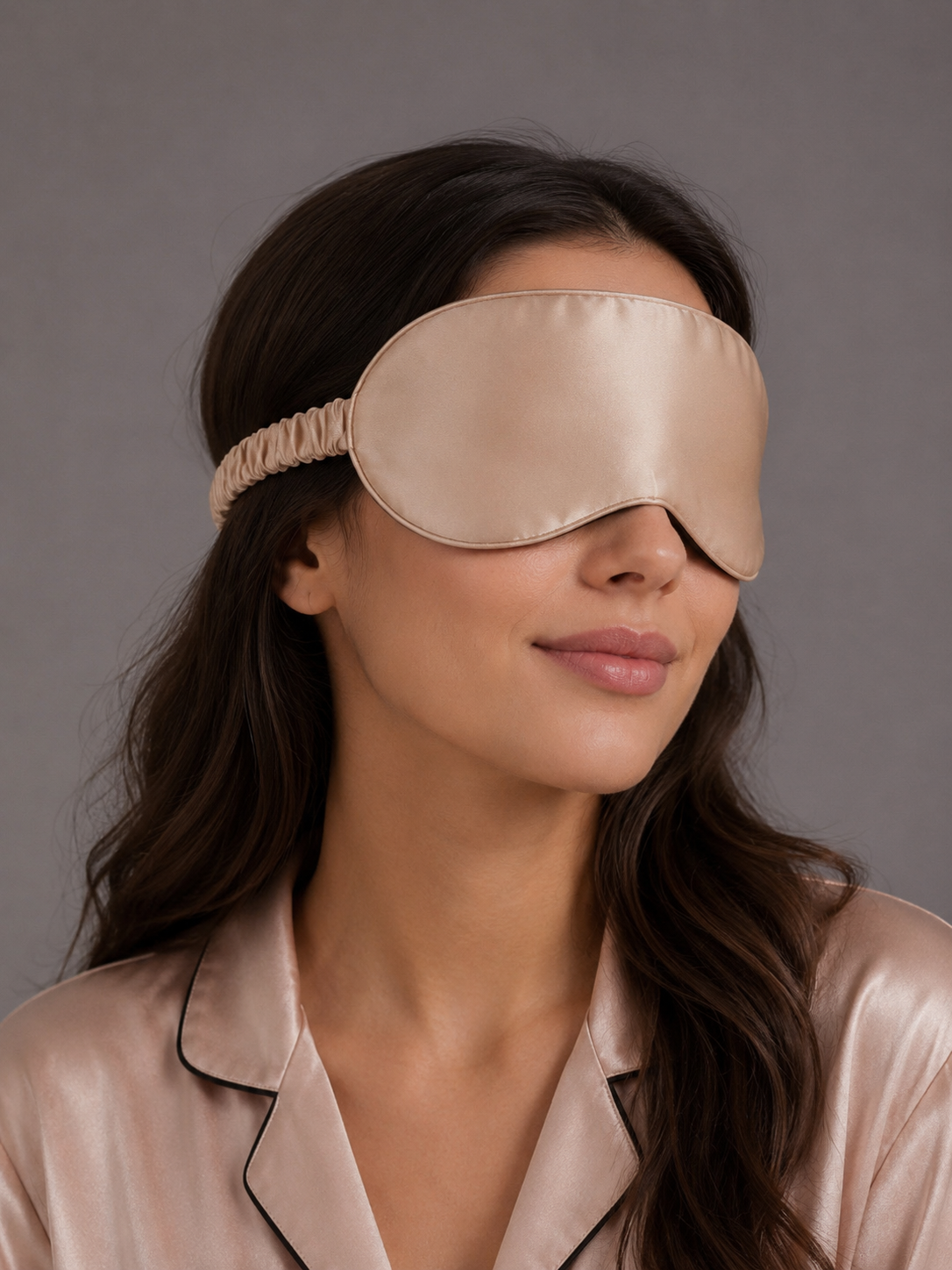 Light Pink Silk Sleep Mask