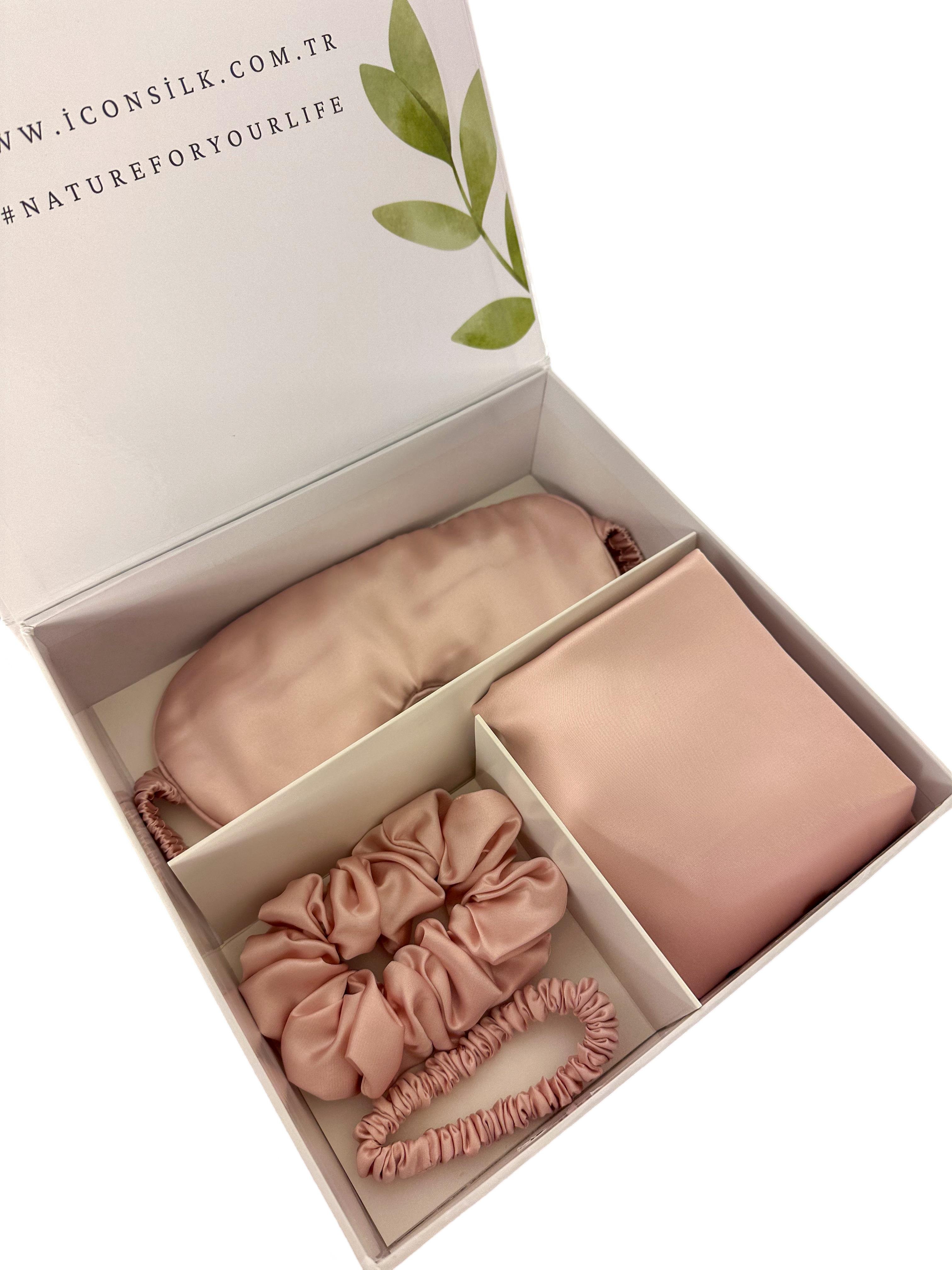 Cherry Blossom - 19 momme Saf İpek ICON SILK Dream Seti