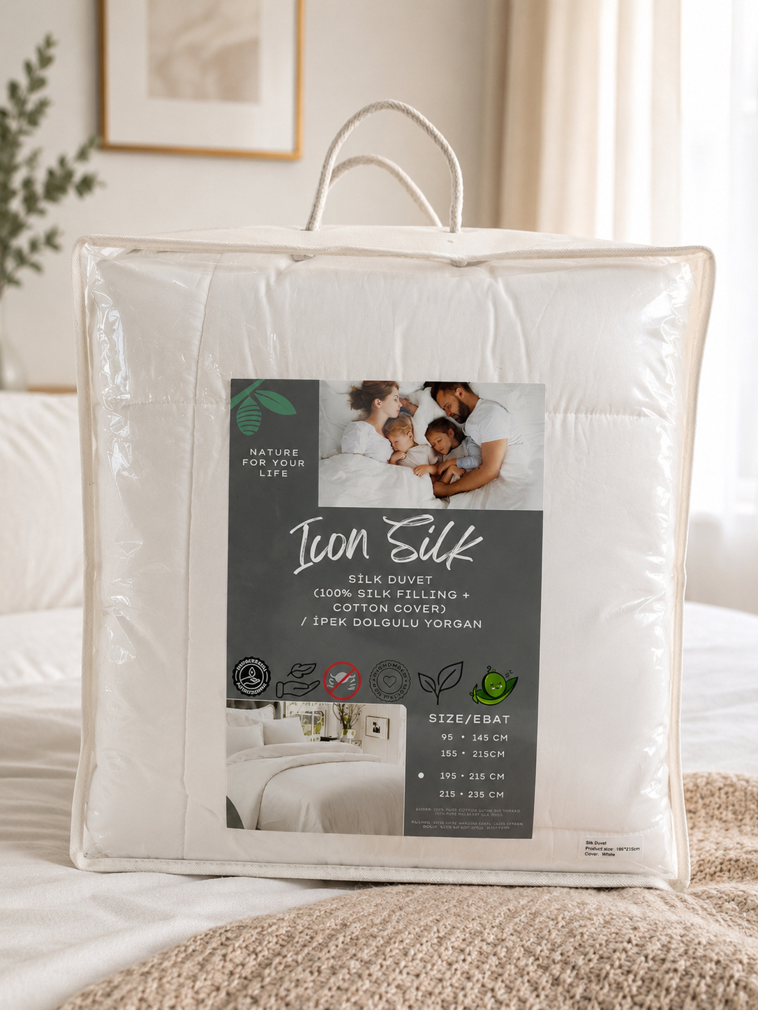 Double Size 4-Season Silk Duvet 