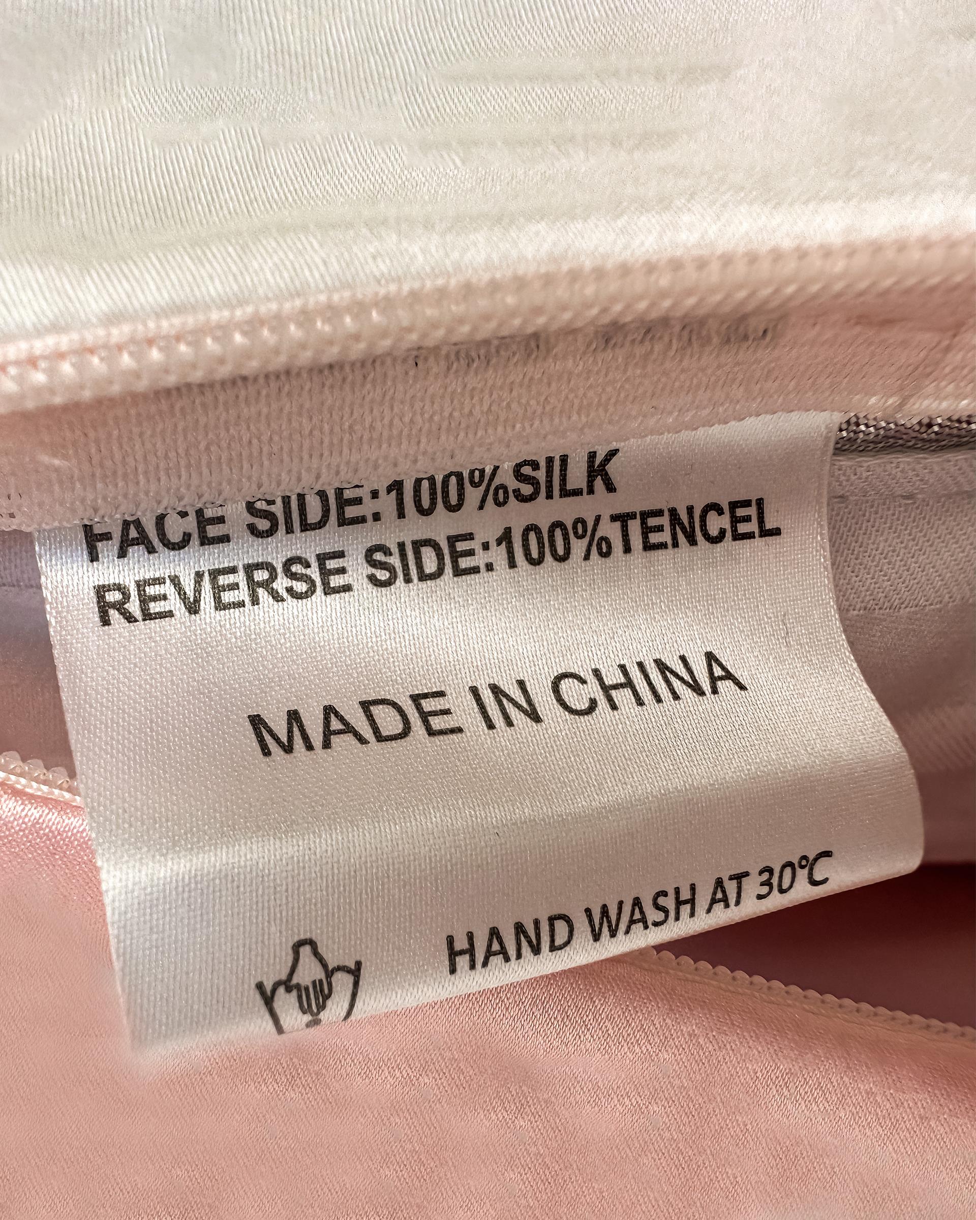Çift Taraflı 19 mm Yastık Kılıfı (Pembe+Beyaz)