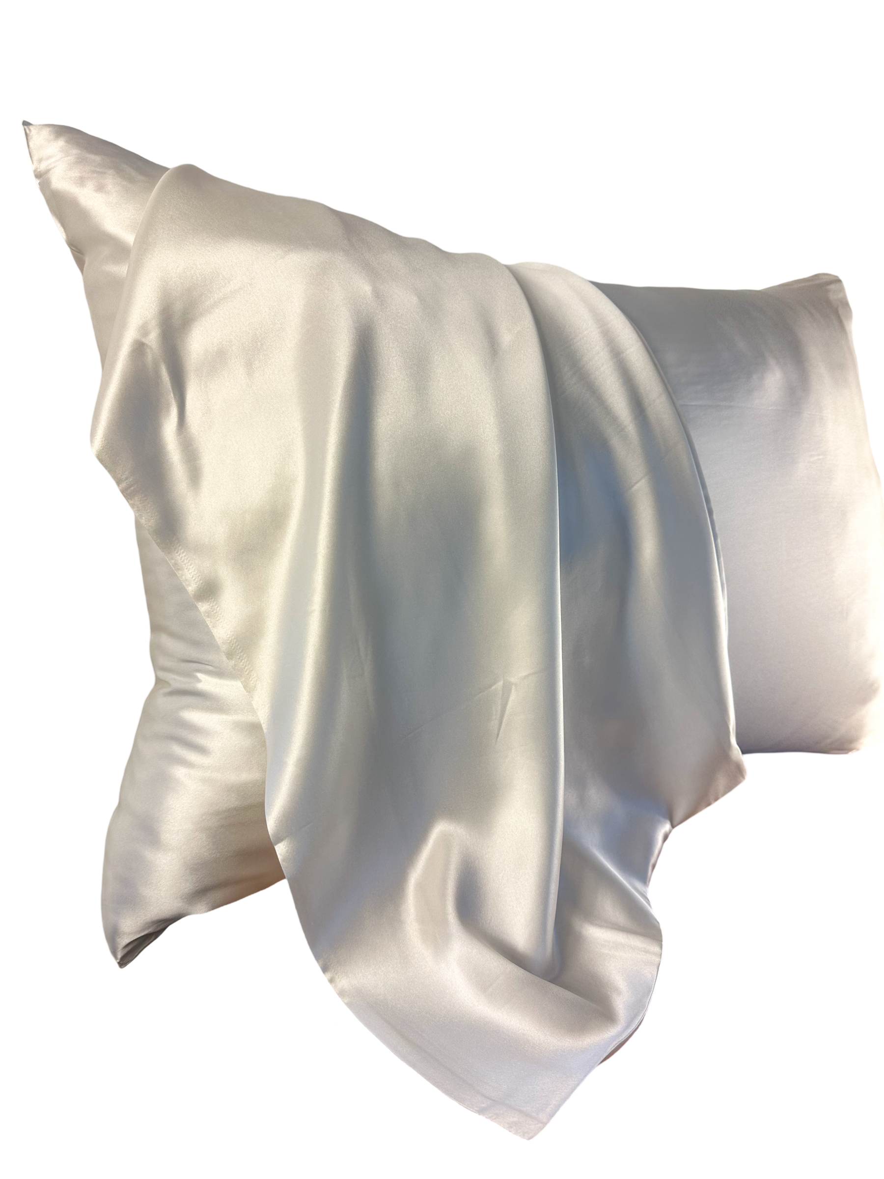 Ivory 19 Momme Silk Pillowcase 