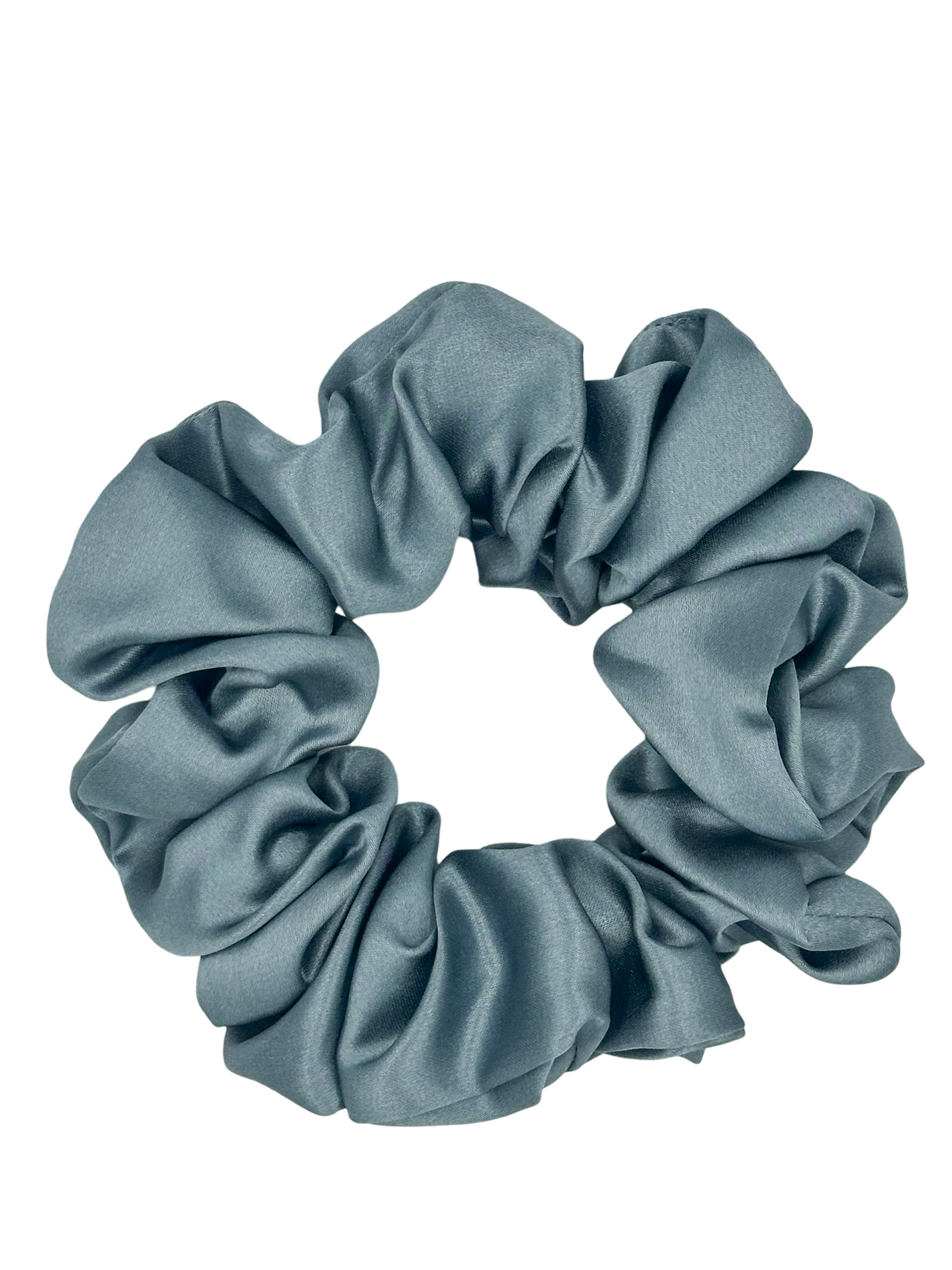 Gece Mavisi - Saf İpek Saç Tokası Orta Boy