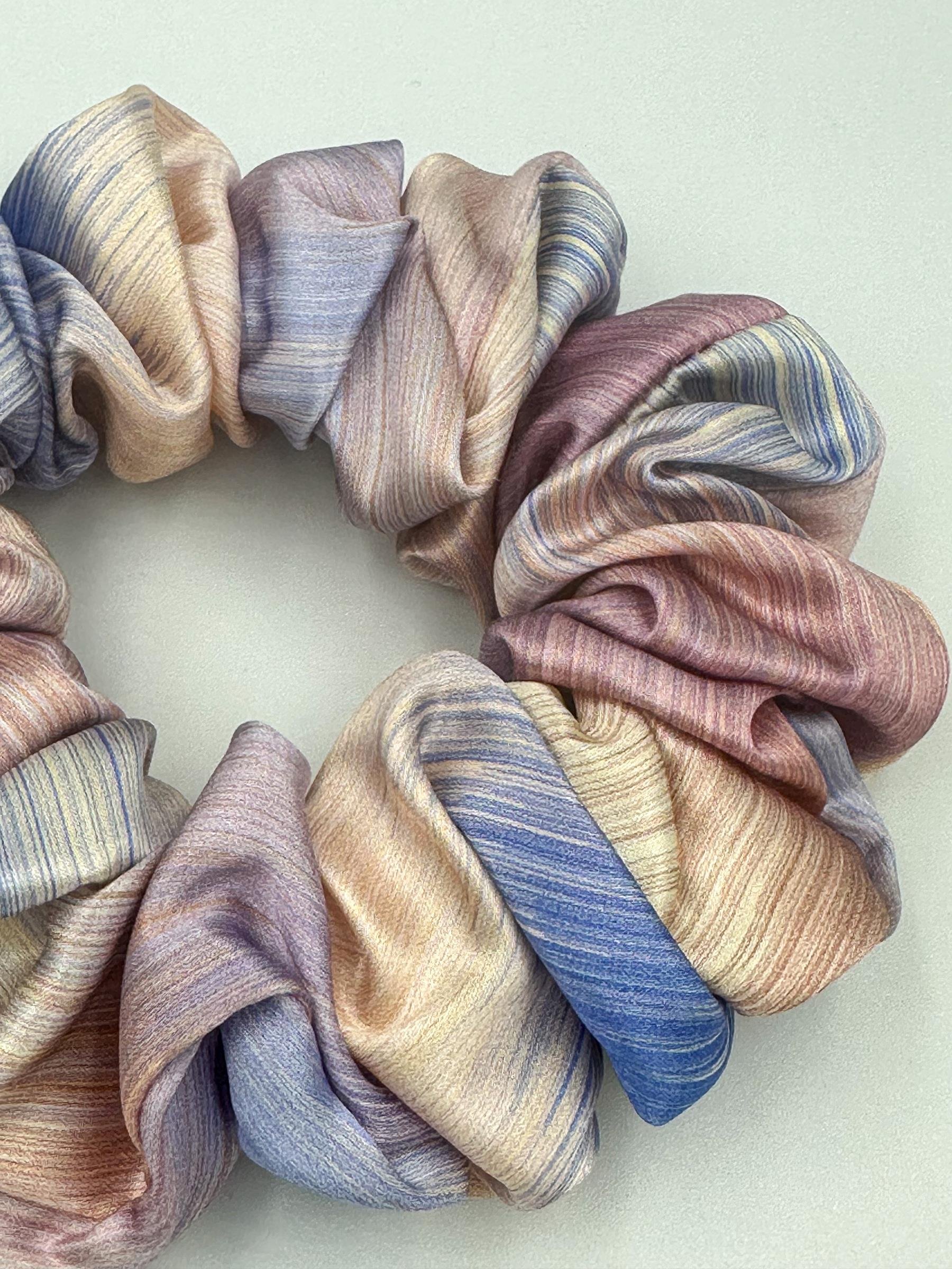 Gün Doğumu - Saf İpek Saç Tokası Orta Boy