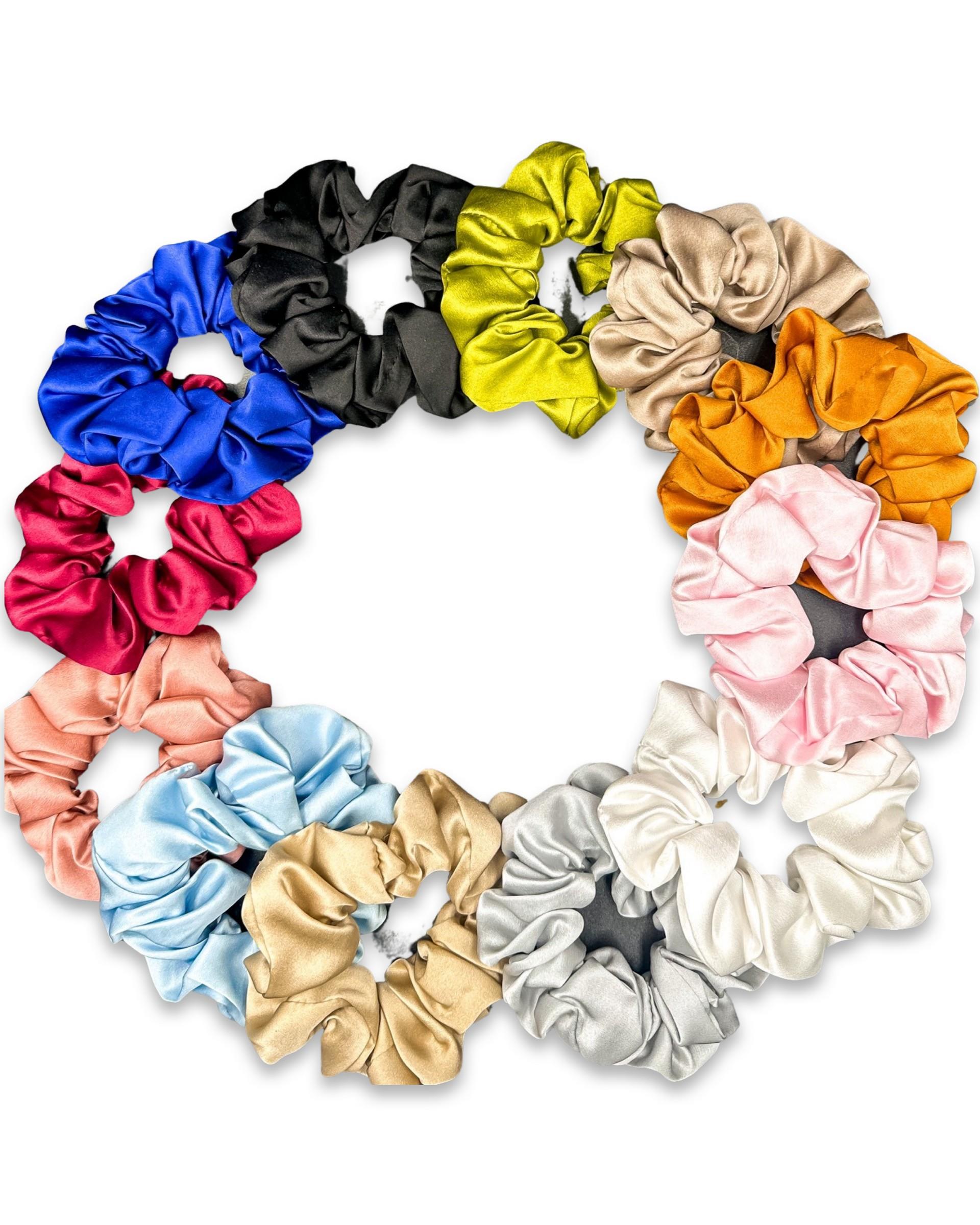 Kırmızı Şarap Saf İpek Saç Tokası Orta Boy