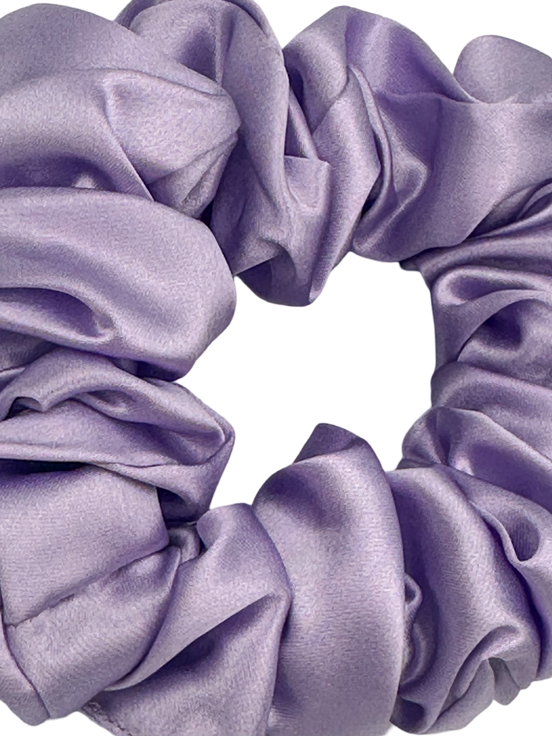 Lavanta Saf İpek Saç Tokası Orta Boy