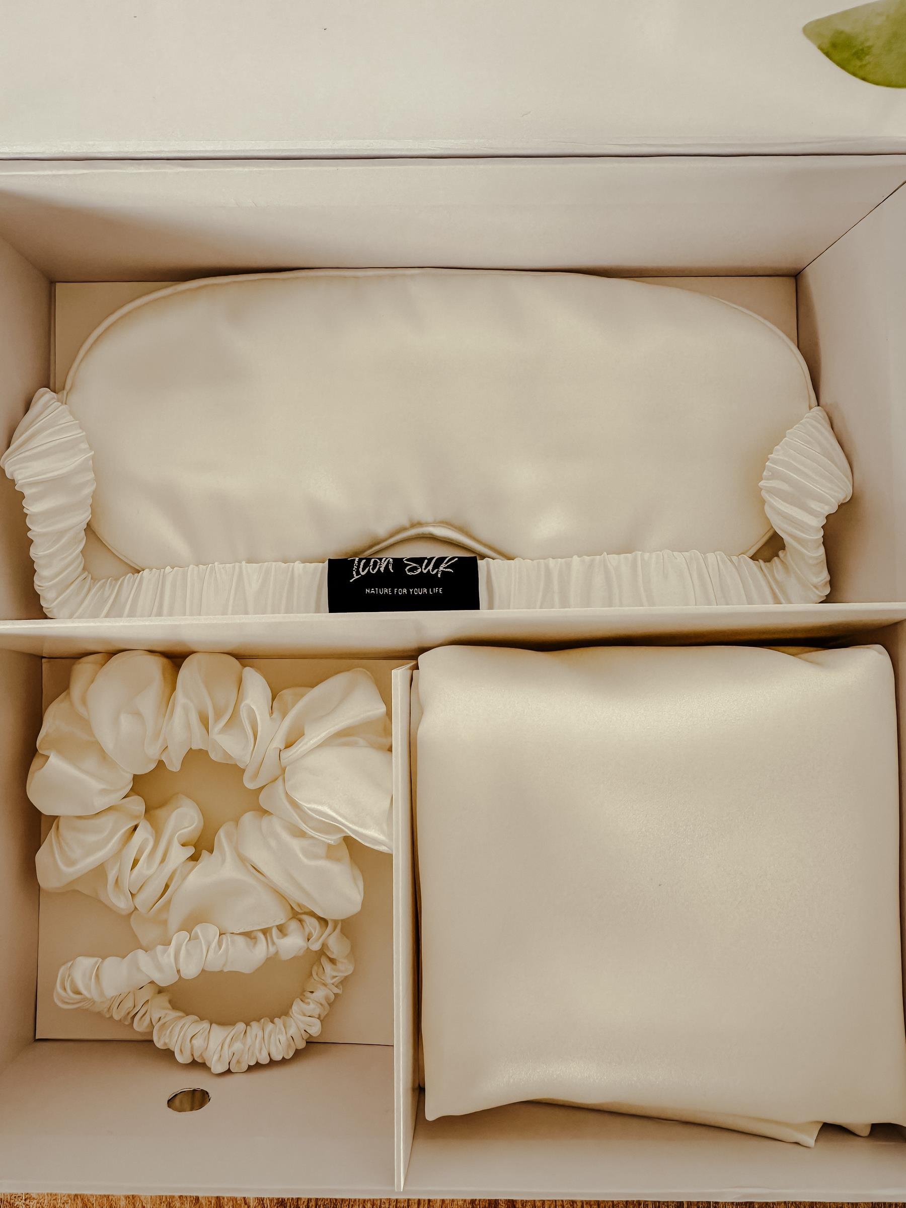 Off White 22 momme Saf İpek ICON SILK Dream Seti
