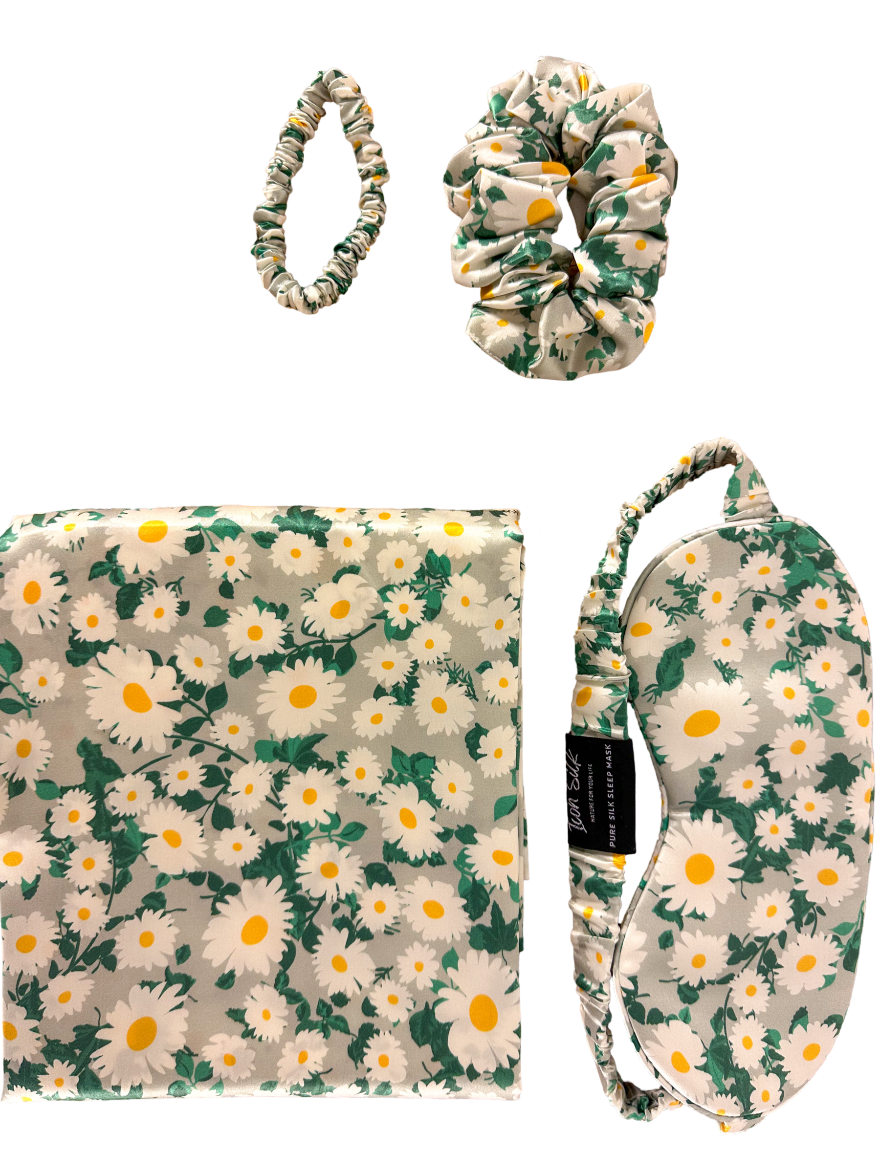 Papatya - 22 momme Saf İpek ICON SILK Dream Seti
