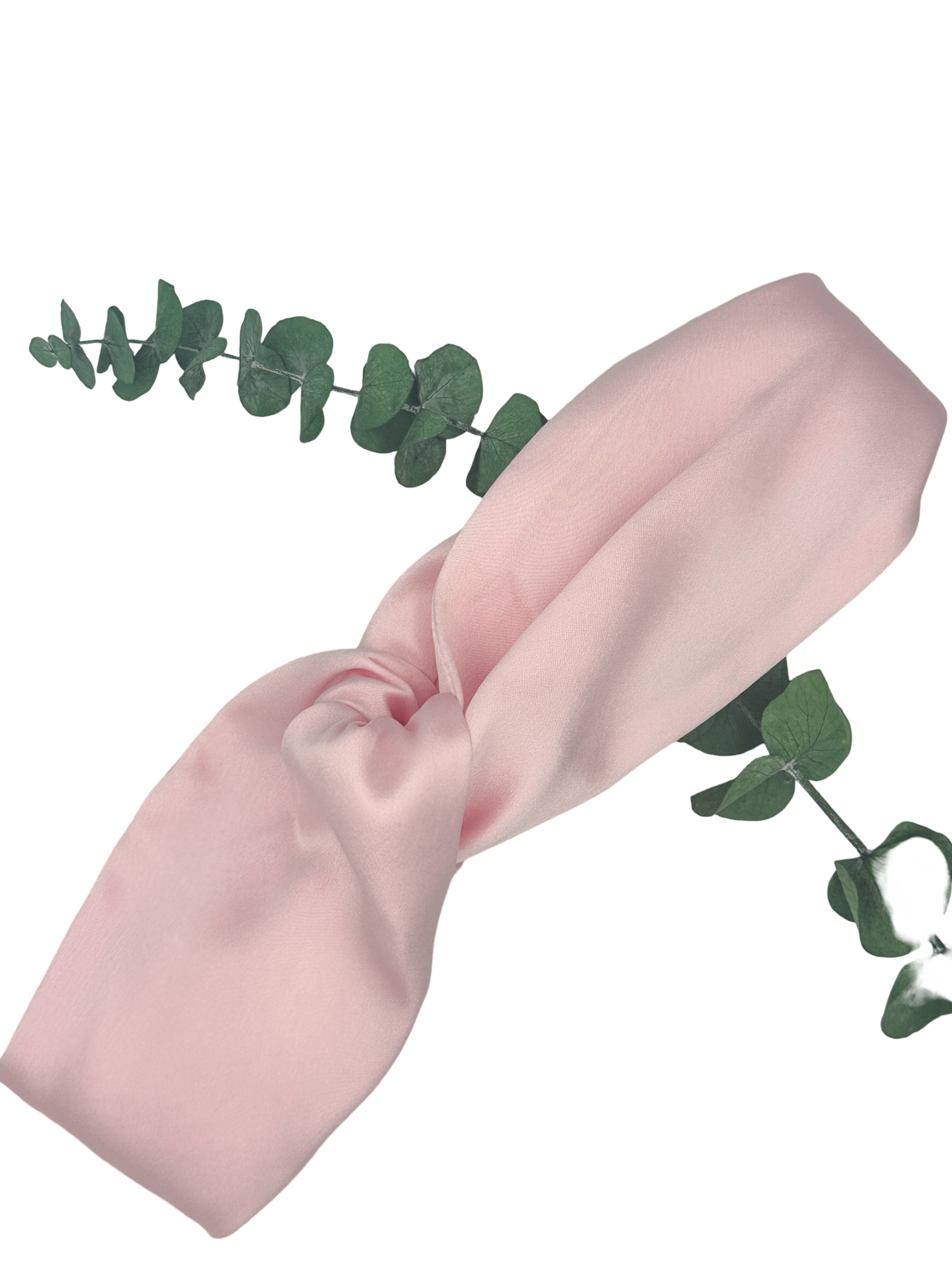 Light Pink Silk Hair Band