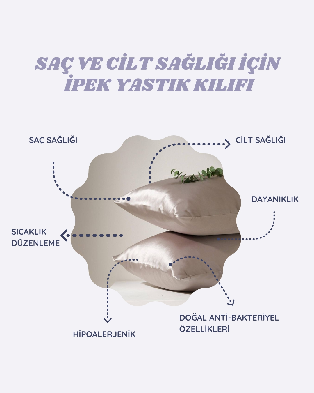 Pink Leo - Saf İpek Yastık Kılıfı 