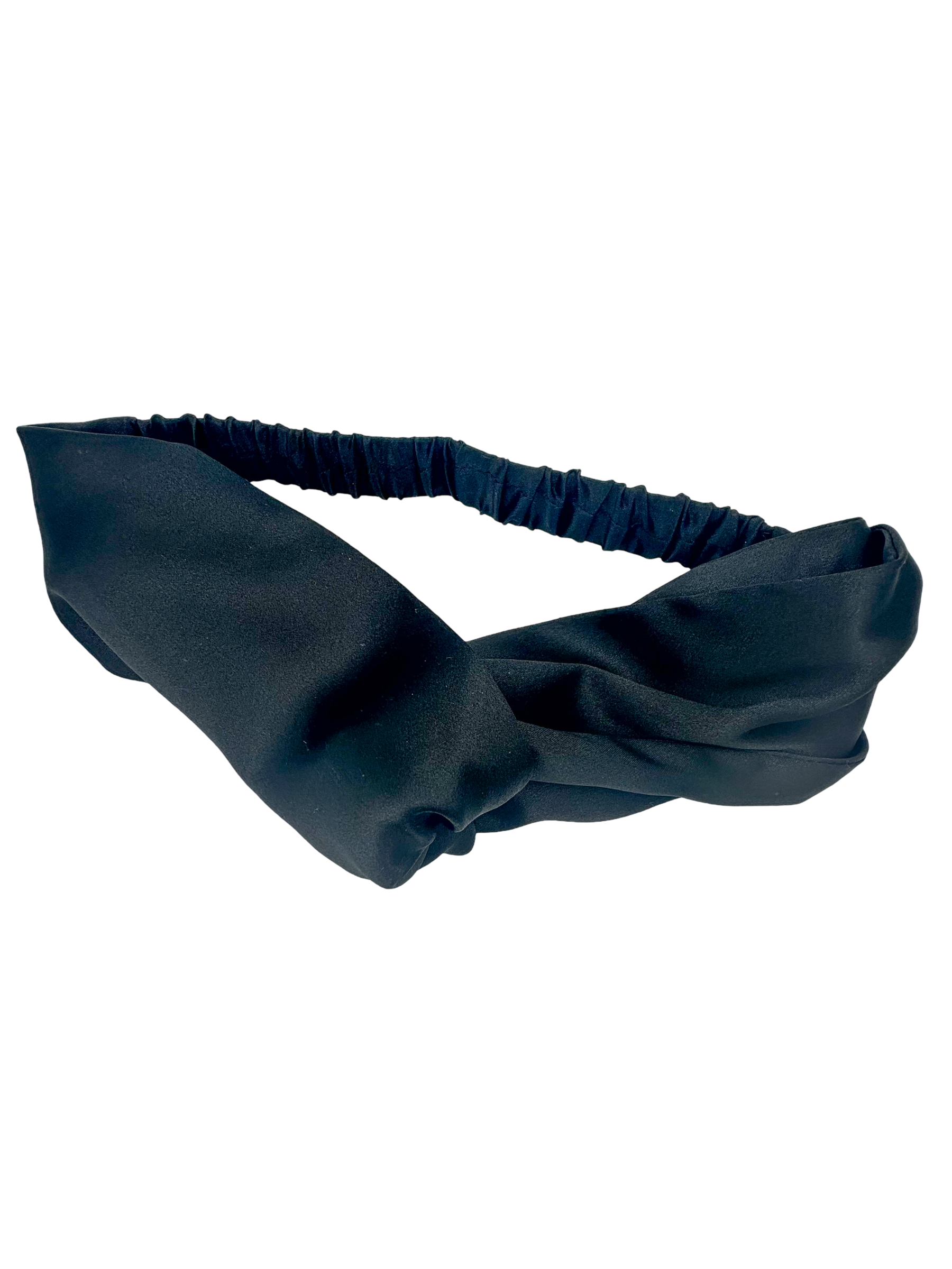 Black Silk Hair Band