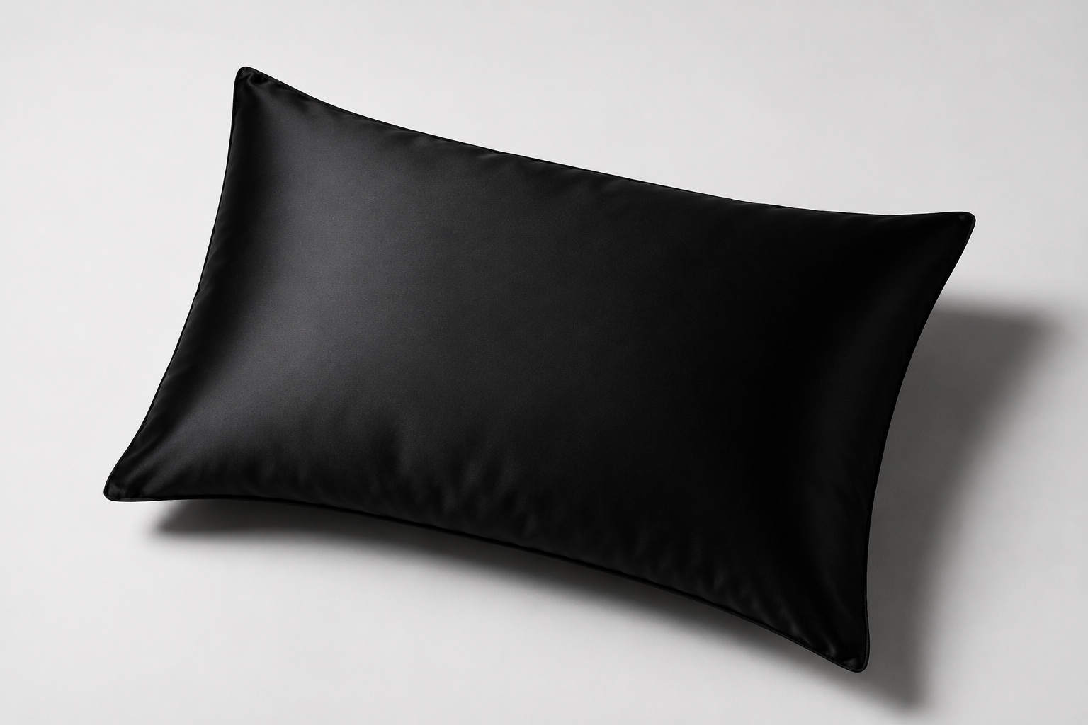 Black 19 Momme Silk Pillowcase 