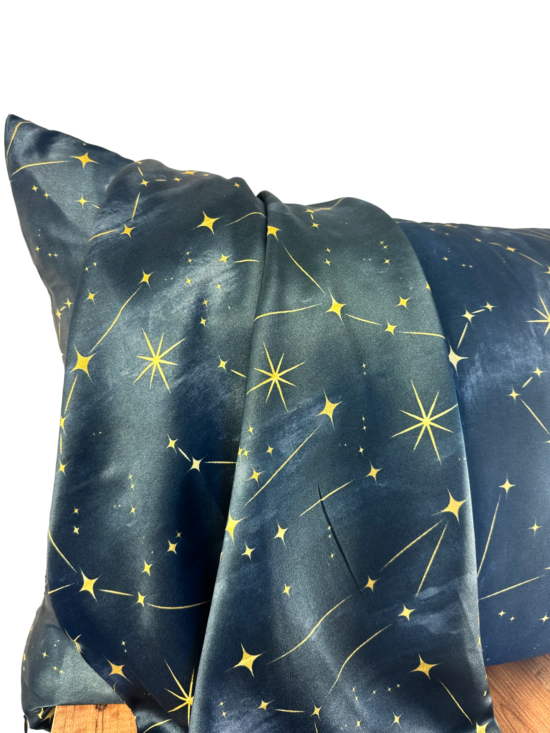 Starry Night - Saf İpek Yastık Kılıfı 