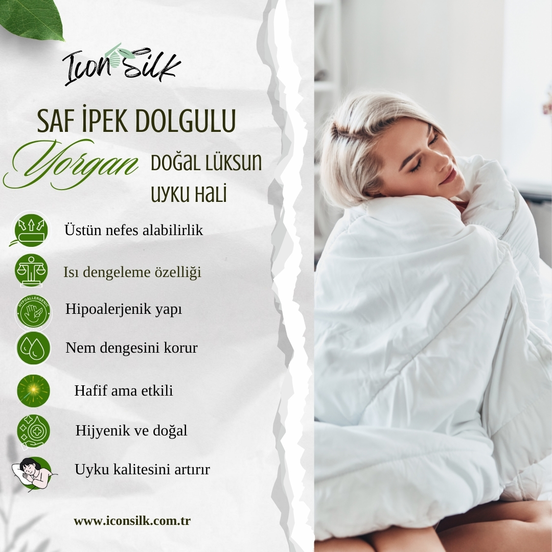 Single Size 4-Season Silk Duvet 