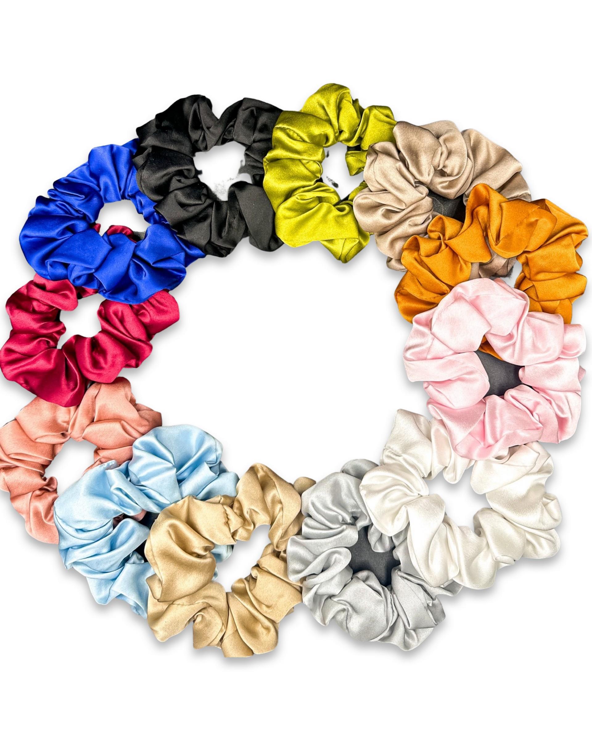 Uçuk Yeşil Saf İpek Saç Tokası Orta Boy