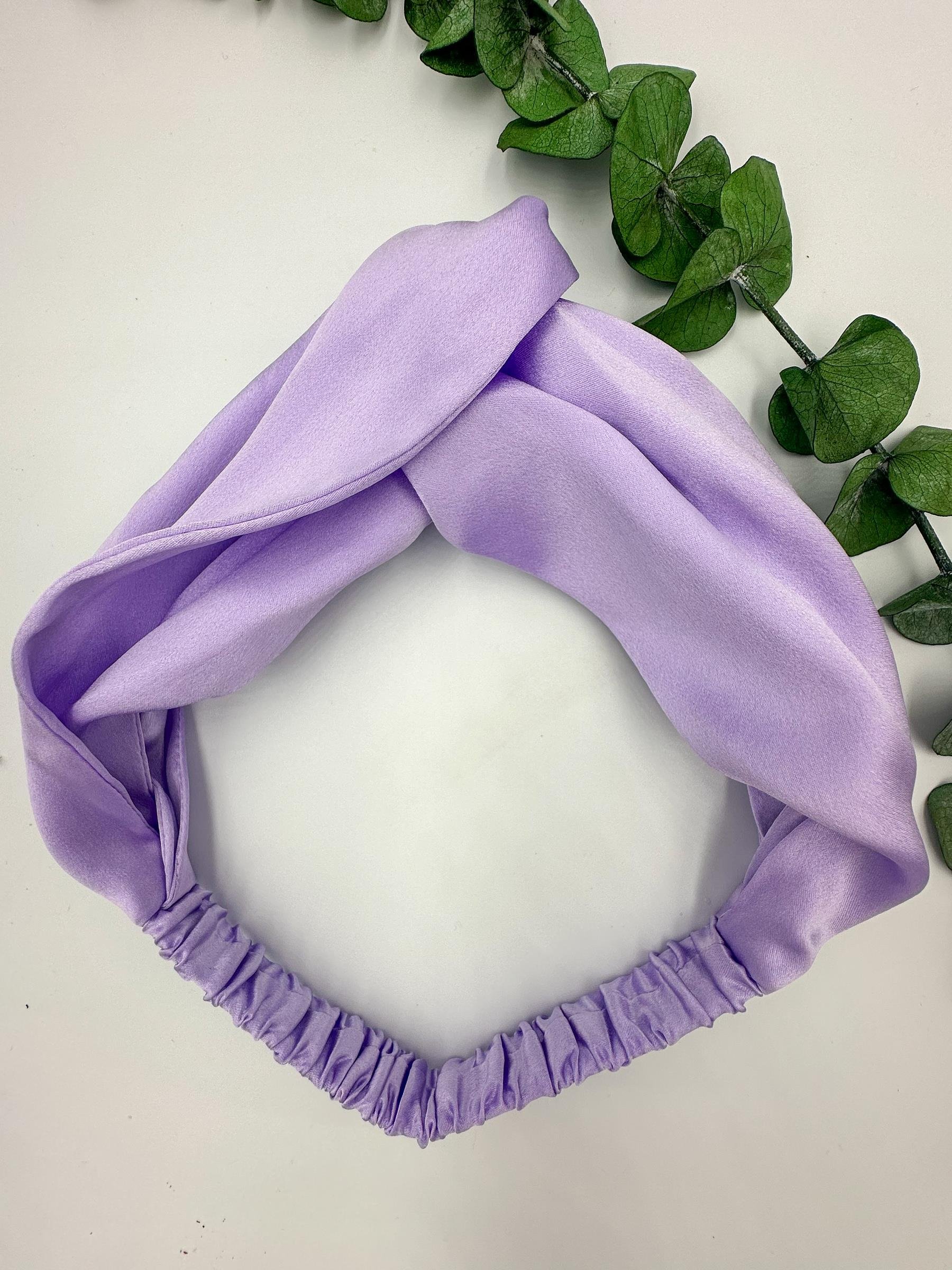 Violet - Saf İpek Saç Bandı 