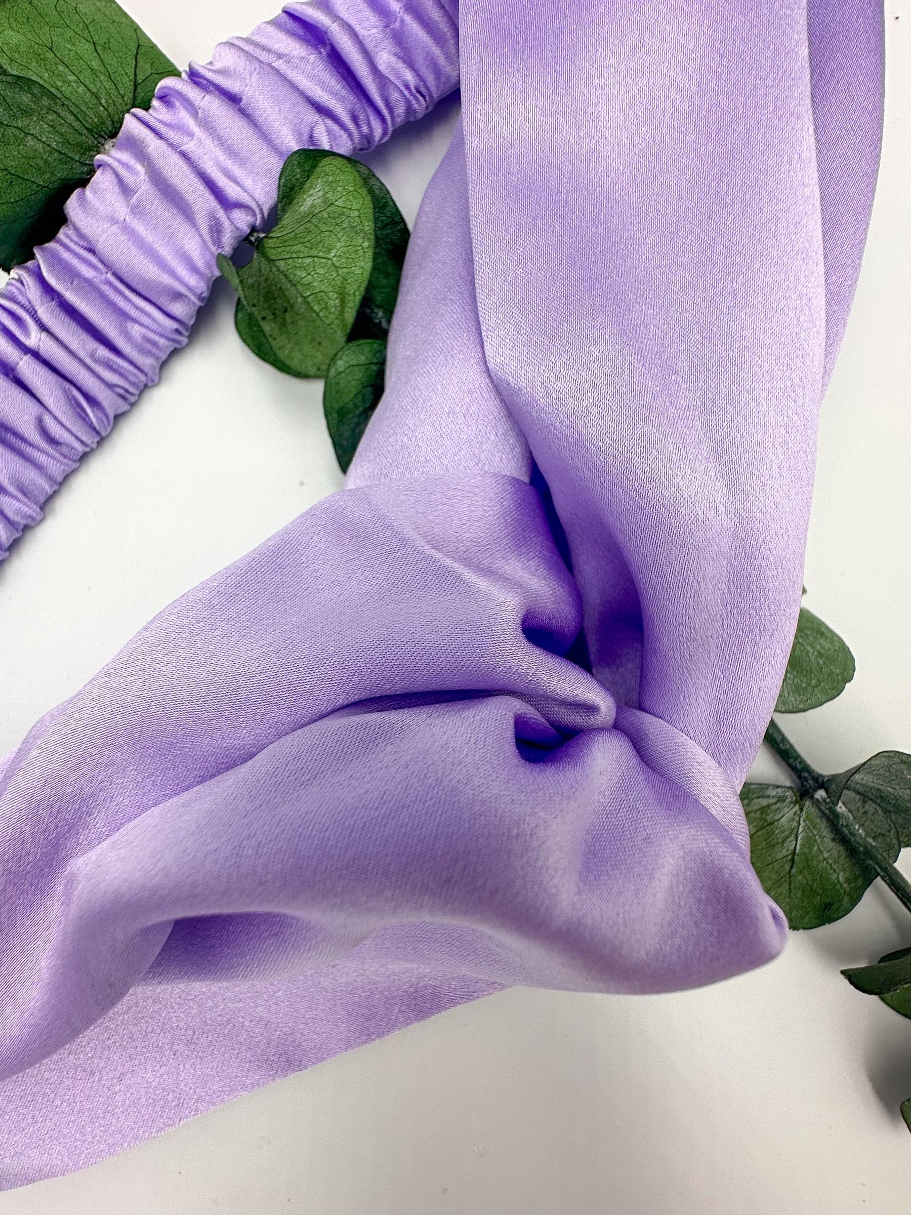 Violet - Saf İpek Saç Bandı 
