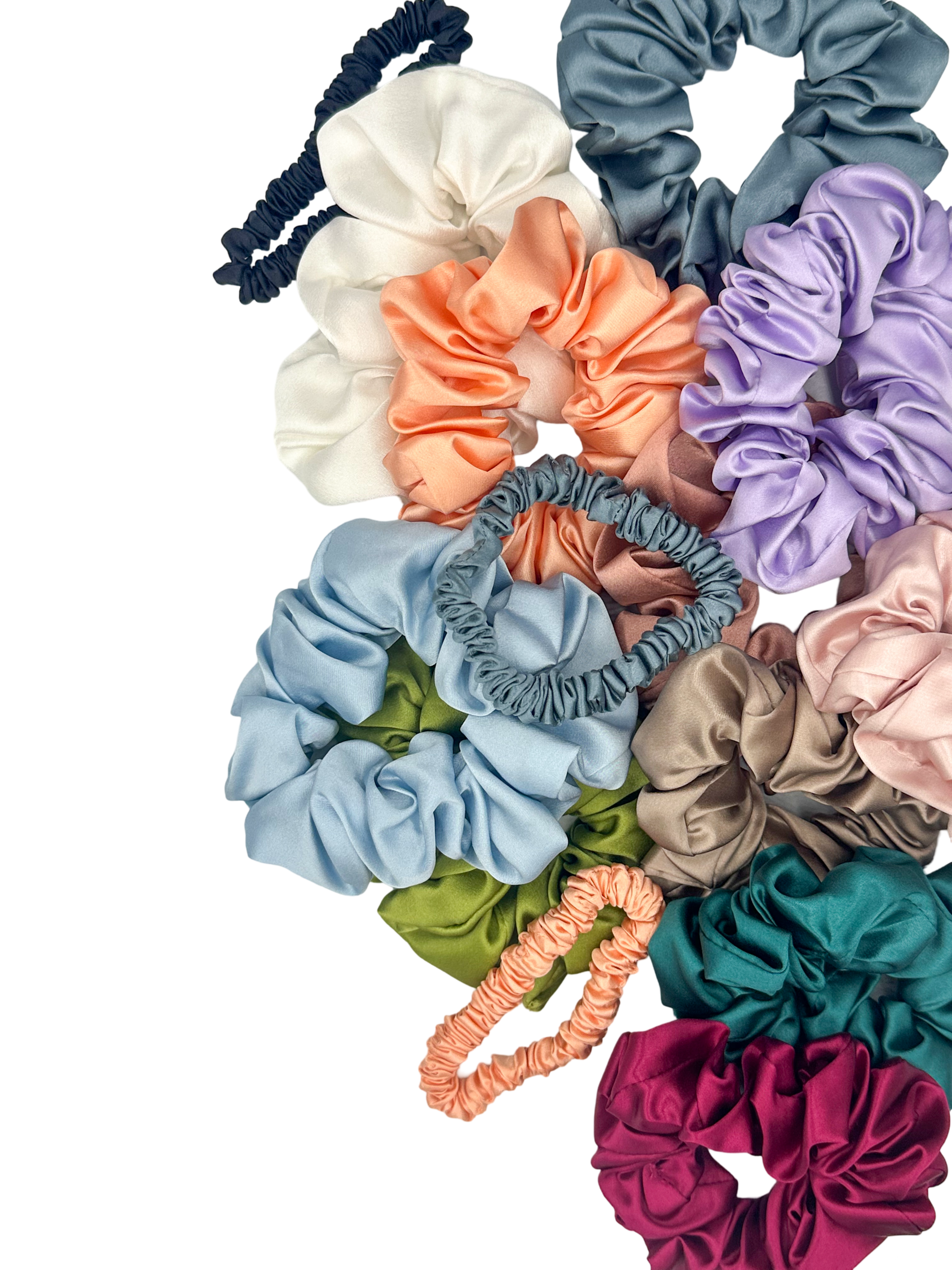 Zümrüt - Saf İpek Saç Tokası Orta Boy