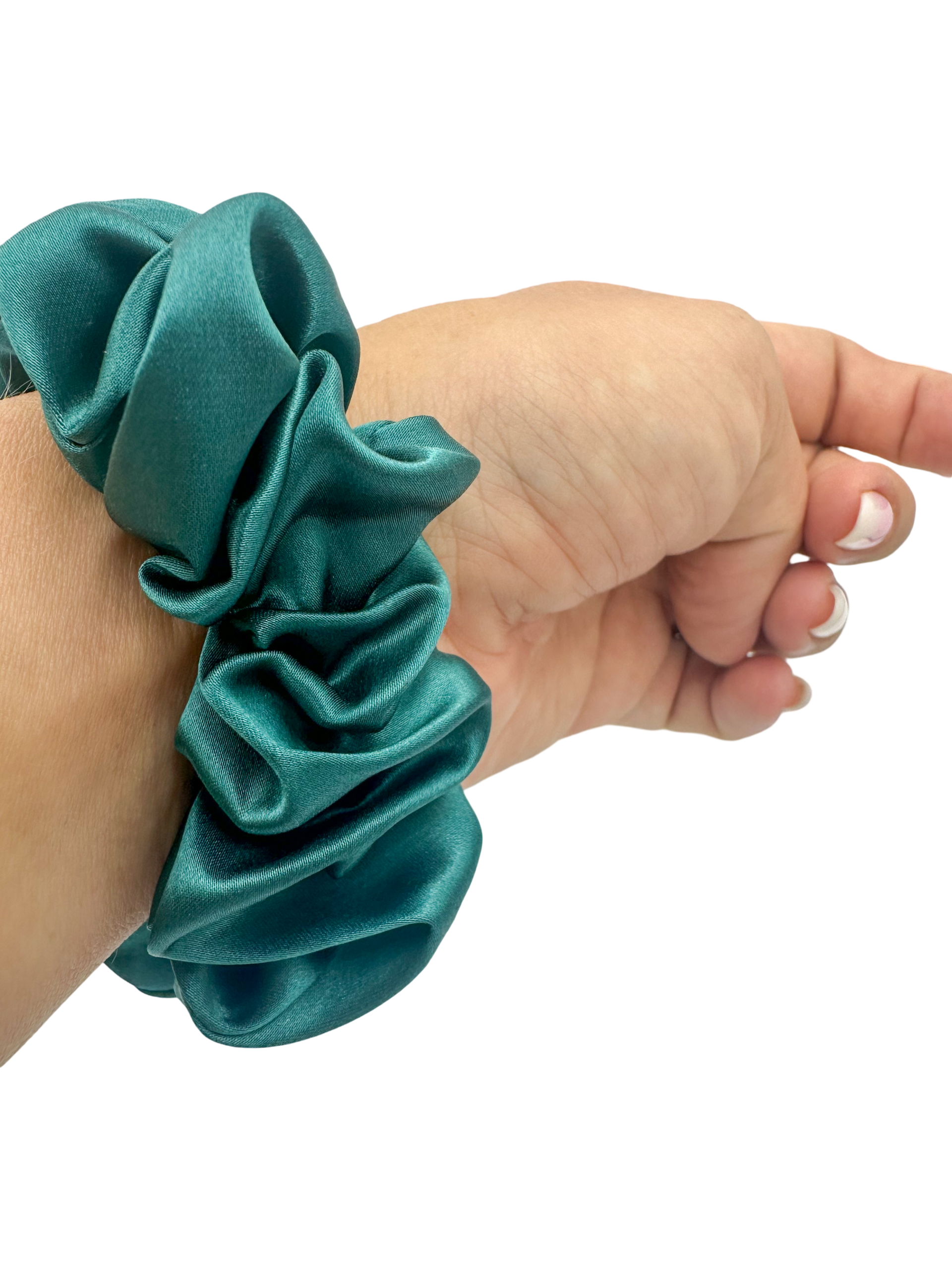 Zümrüt - Saf İpek Saç Tokası Orta Boy