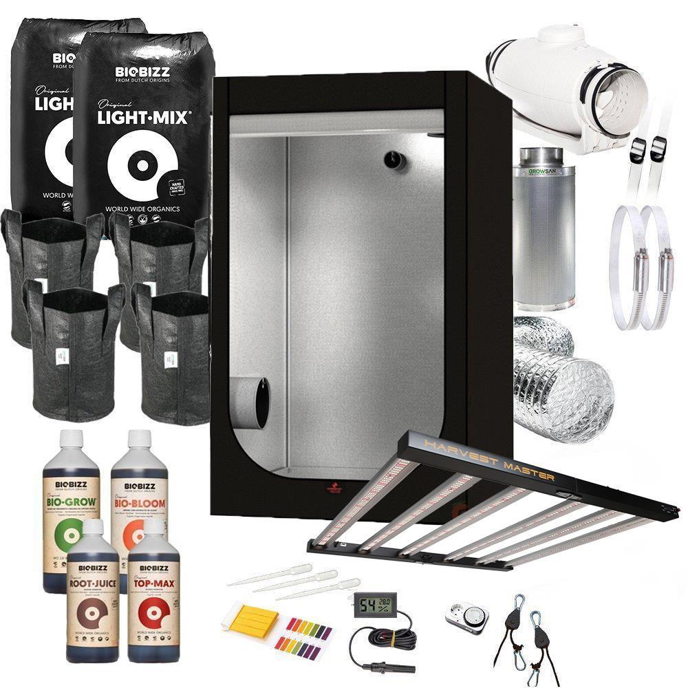 120x120x200 Hydro Shoot Kabin LED Set (Organik)