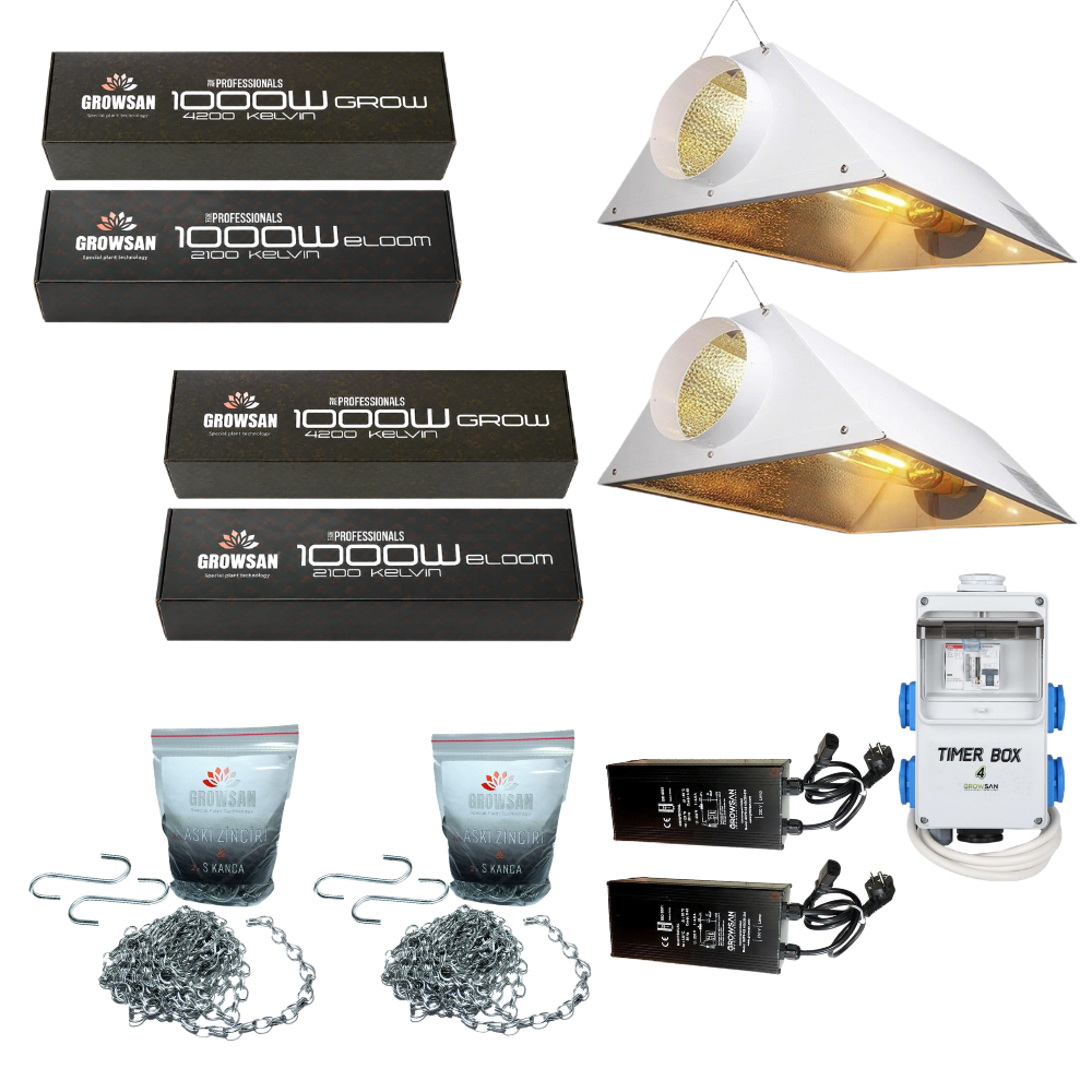 2'li Growsan 1000w Grow-Bloom Set