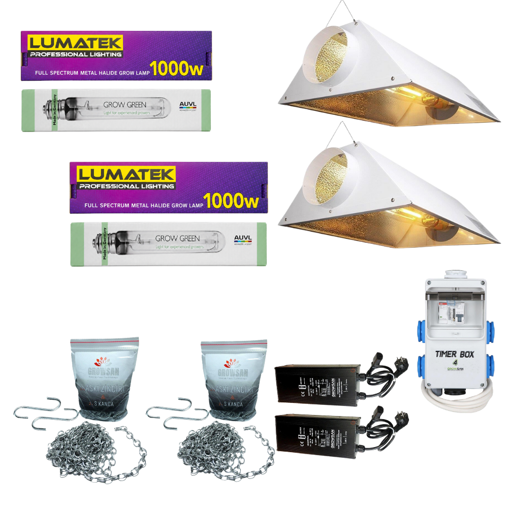 2'li Lumatek-AUVL 1000w Grow-Bloom Set