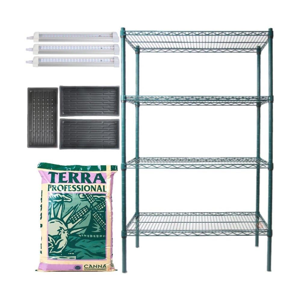 46x122x183 Microgreen Yetiştirme Seti