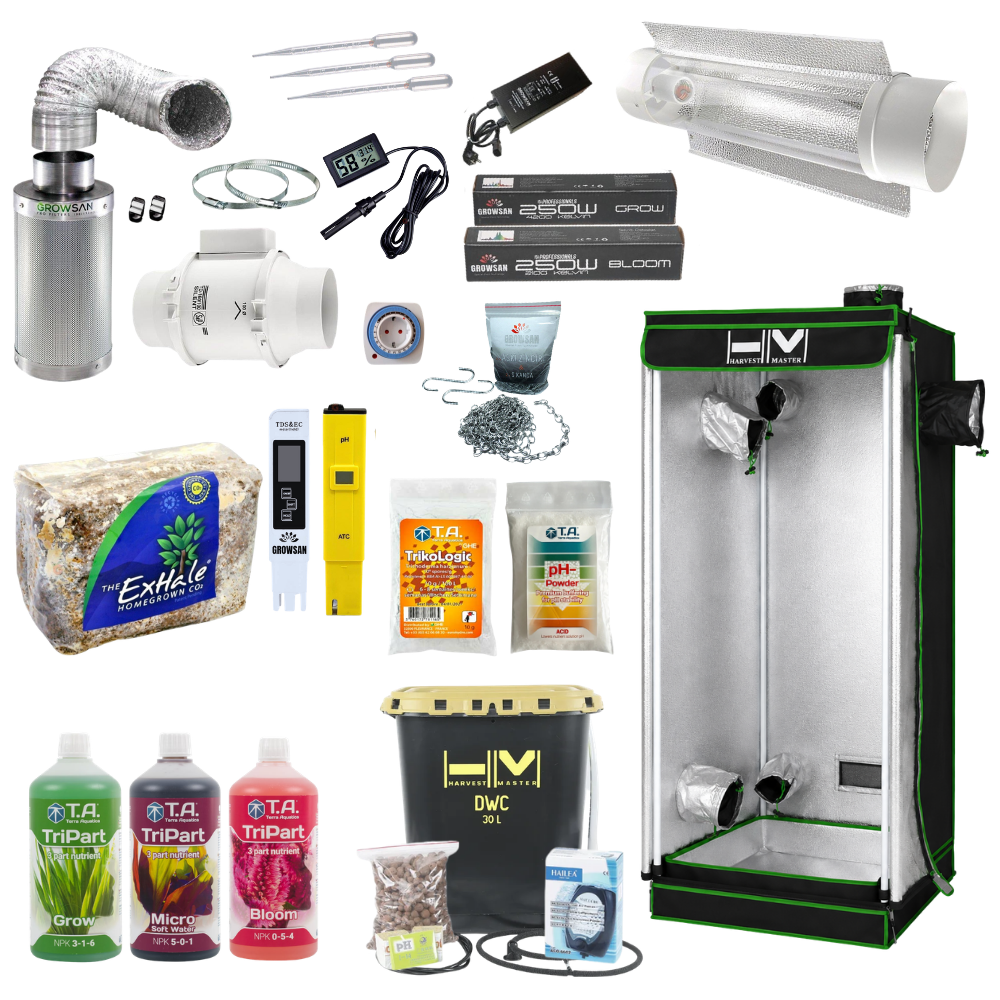 60x60x160 Hydro Kabin Cooltube Set
