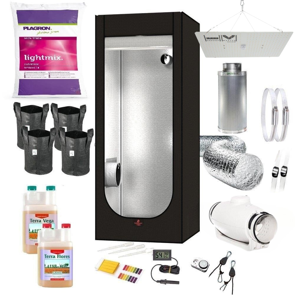 80x80x180 Hydro Shoot Kabin LED Set (İnorganik)