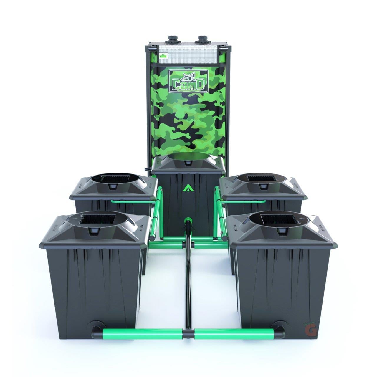 Alien Hydroponics RDWC Black 4 Saksı 20 litre