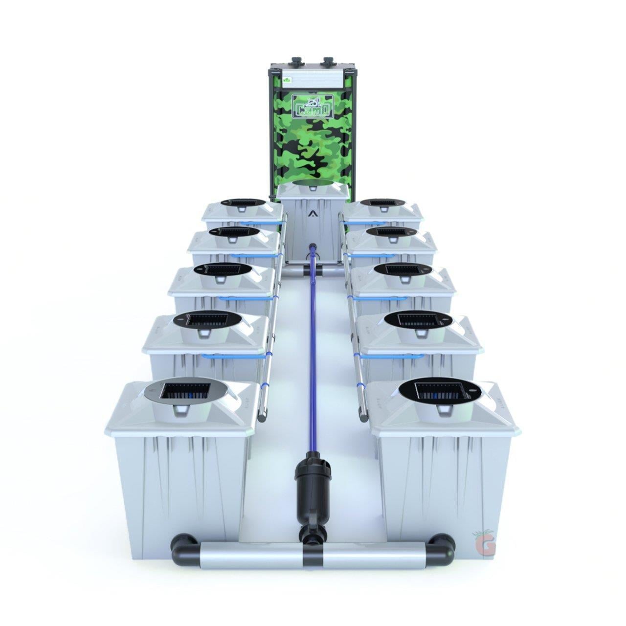 Alien Hydroponics RDWC PRO Silver 10 Saksı 20 litre