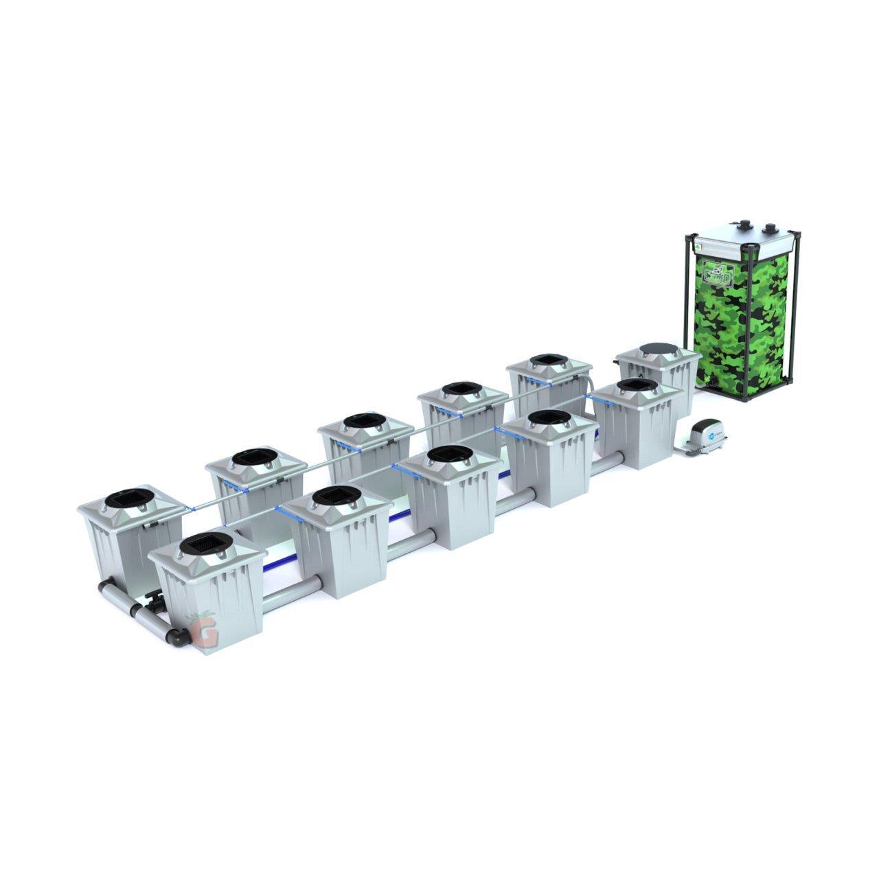 Alien Hydroponics RDWC PRO Silver 10 Saksı 20 litre