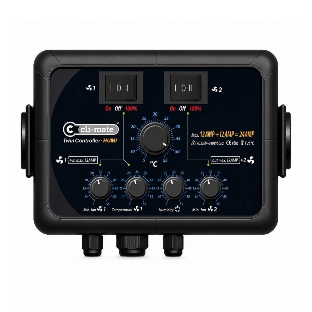 Cli-Mate Twin Kontrolör Humi 24 AMP